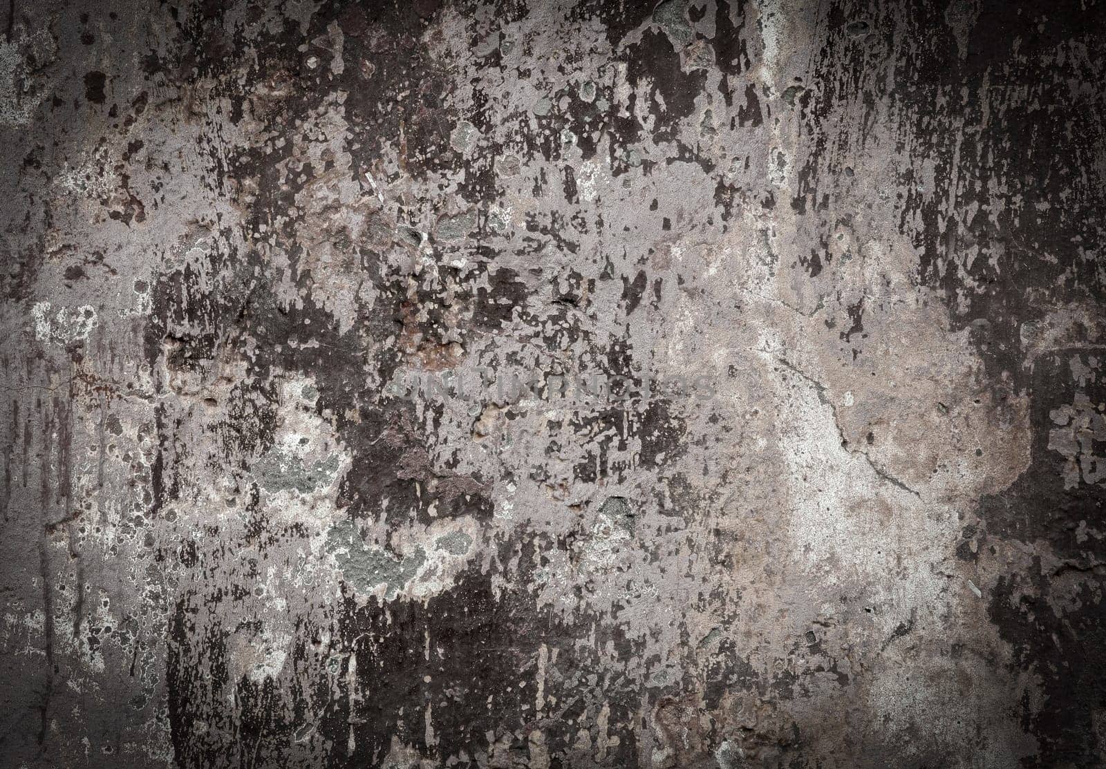 The Old surface of as background cement. Close up