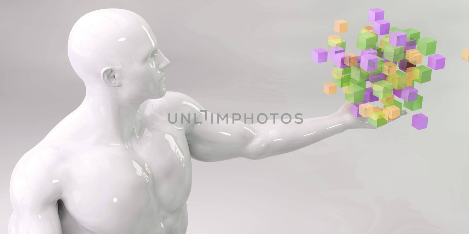 Digital Economy on Digital Computing Technologies Concept