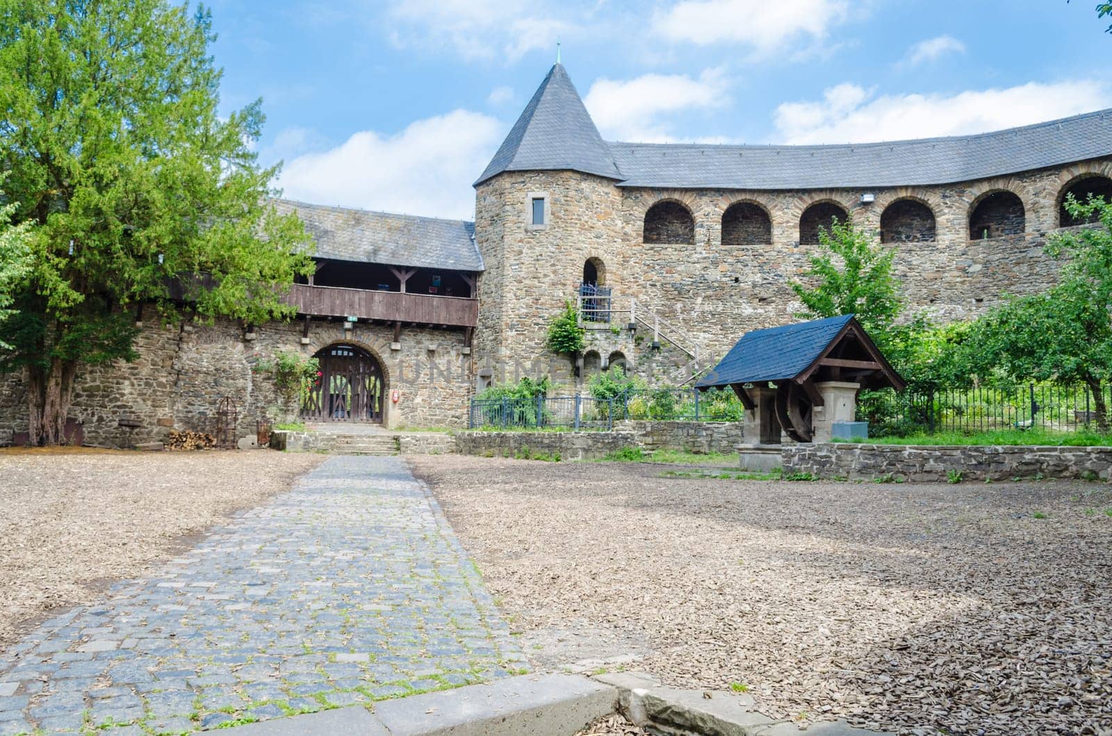 Old defense tower of a historic fortress