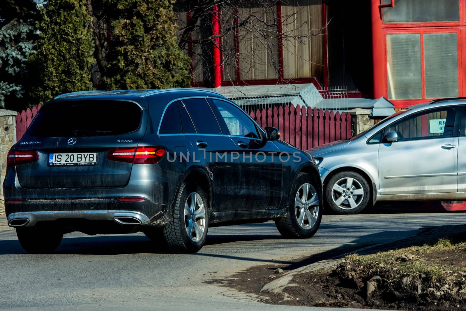 Iasi - Romania - 13th March 2021: New jeep car on the steets