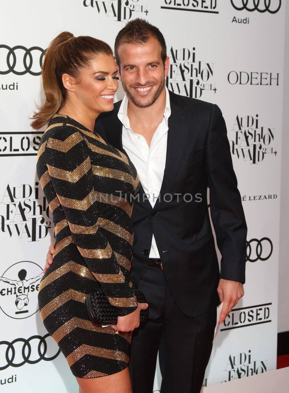Sabia Boulahrouz and Rafael van der Vaart ,.. Audi Fashion Award 2014 at the Curiohaus in Hamburg on 09.10.2014