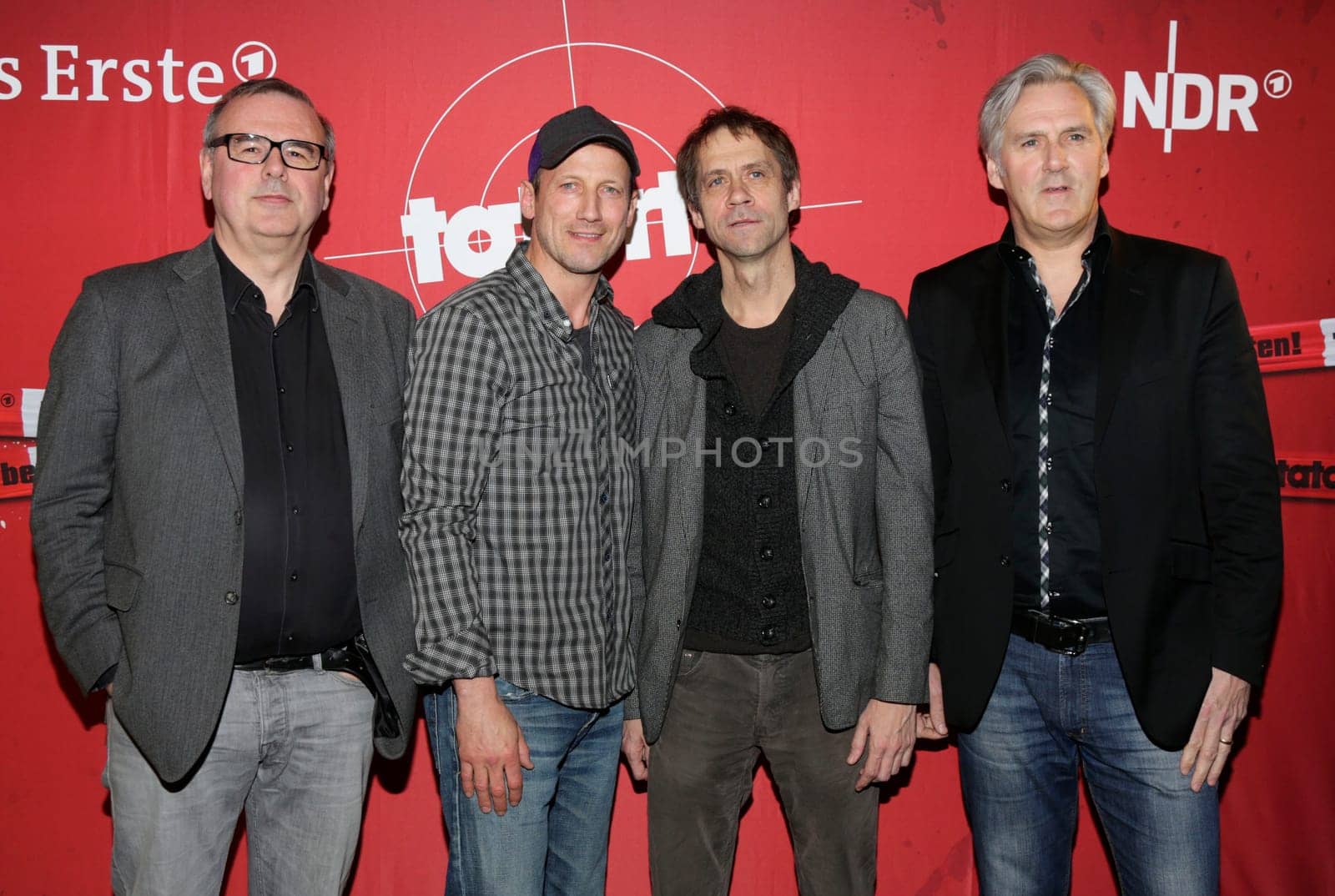 Christian Granderath,Wotan Wilke Moehring,Thomas Stiller,Donald Kraemer,.secret film screening of the crime scene f- Happy Easter Falcon