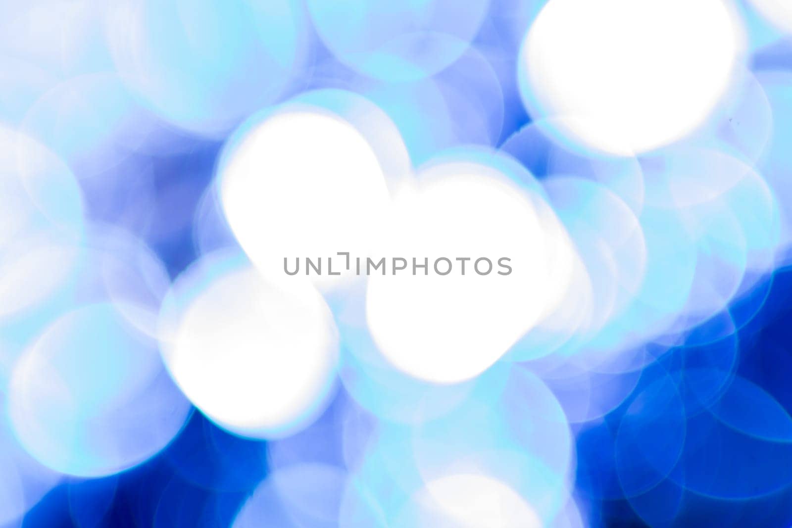Photo of bokeh lights on black background