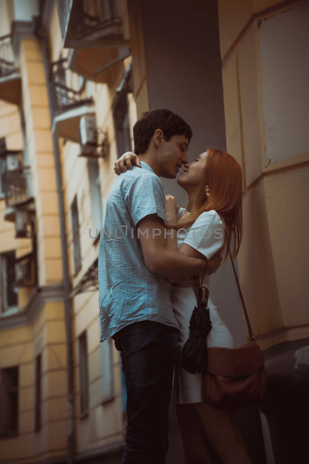 Happy young couple in love