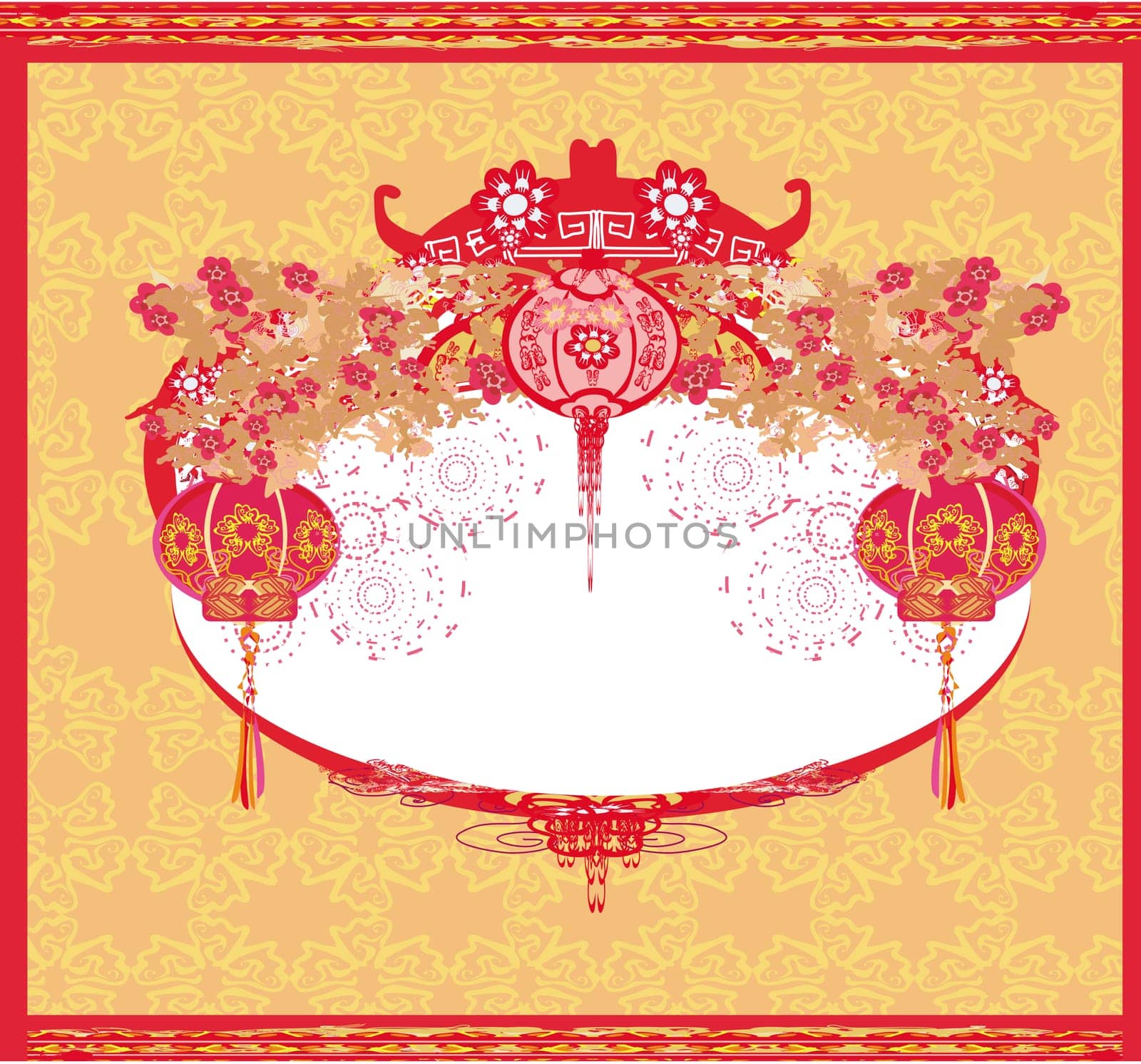 Mid-Autumn Festival for Chinese New Year - card