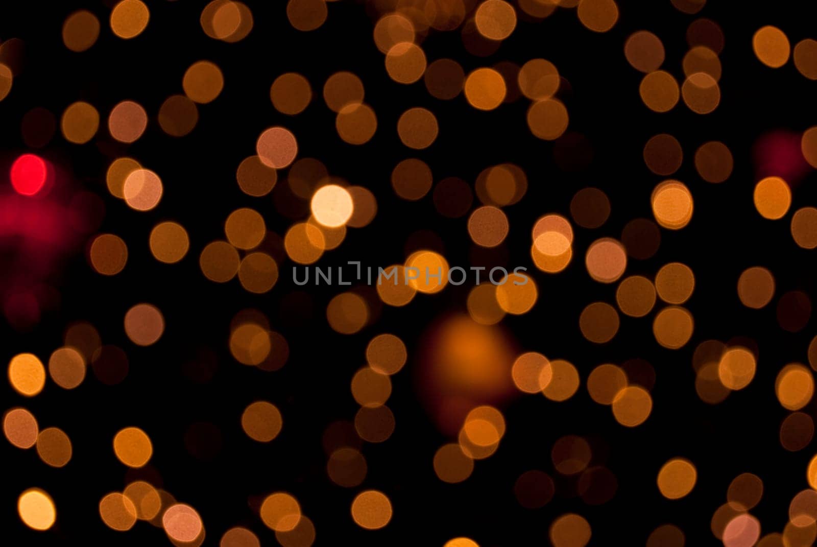 Christmas bokeh with christmas lights