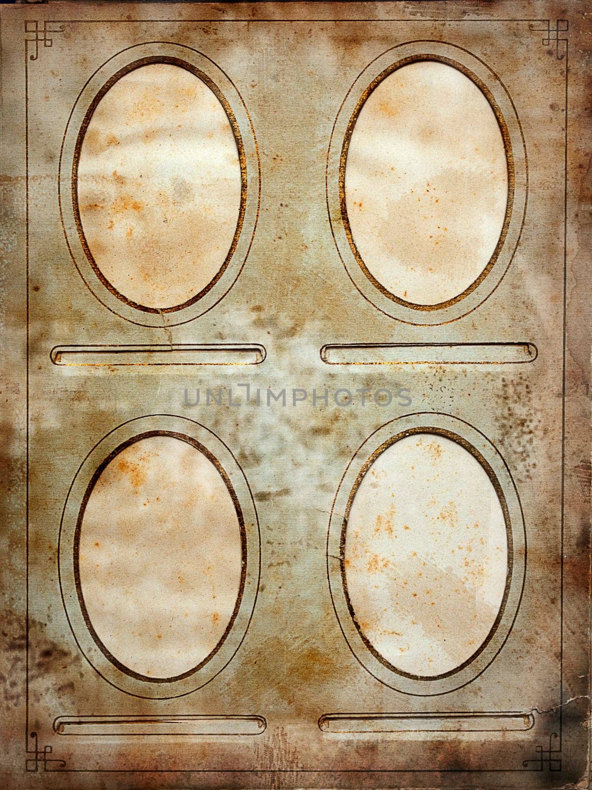 Vintage empty photo album