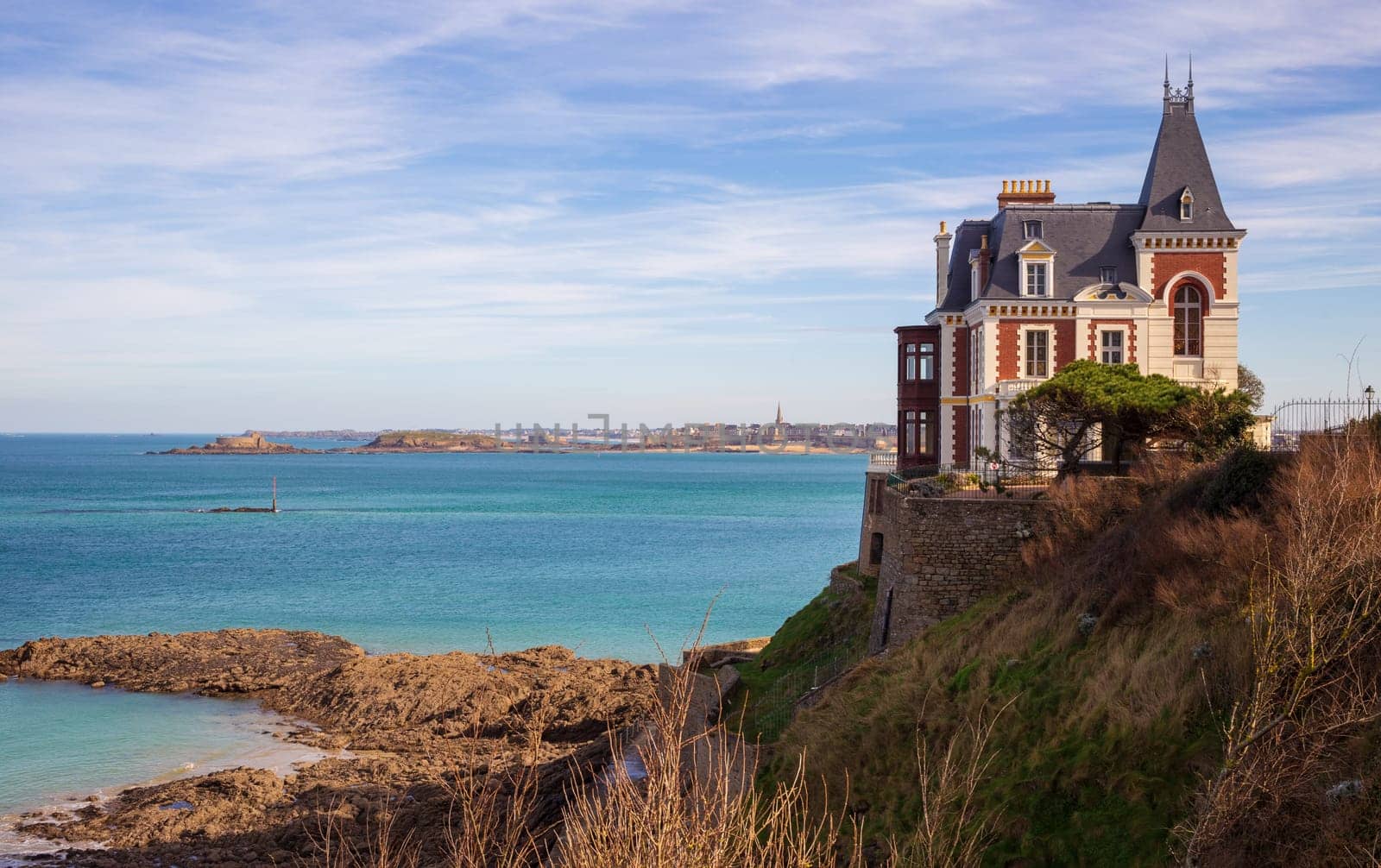 Splendid Belle Epoque house in Dinard, Brittany, France