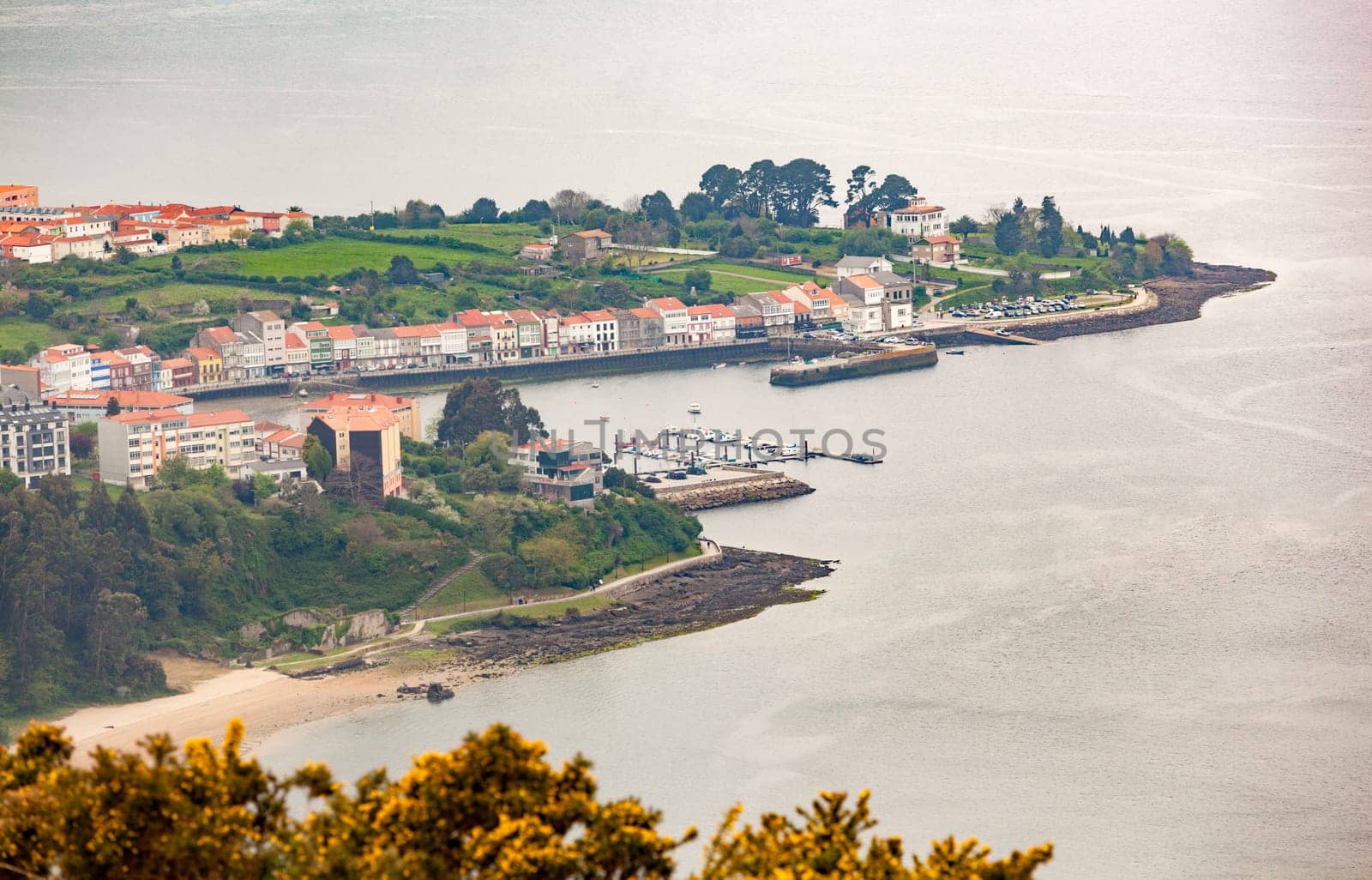 Aerial view of a piece of northwestern coast of Spain