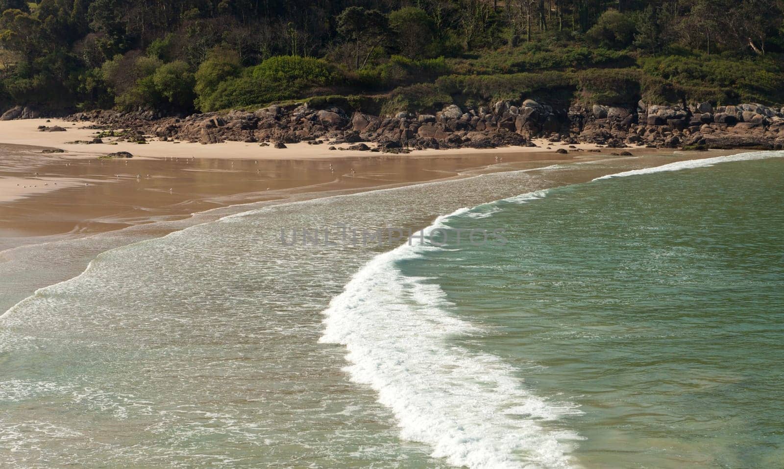 Beautiful beach with a beautiful water