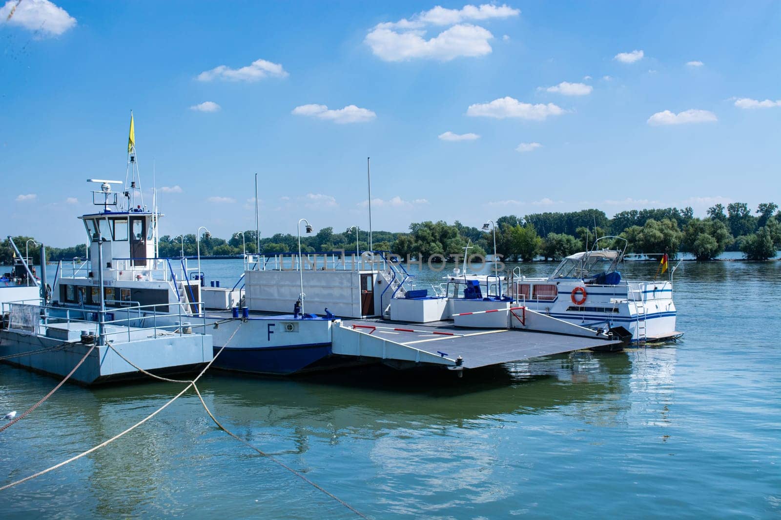 Scenic view of sail boat details