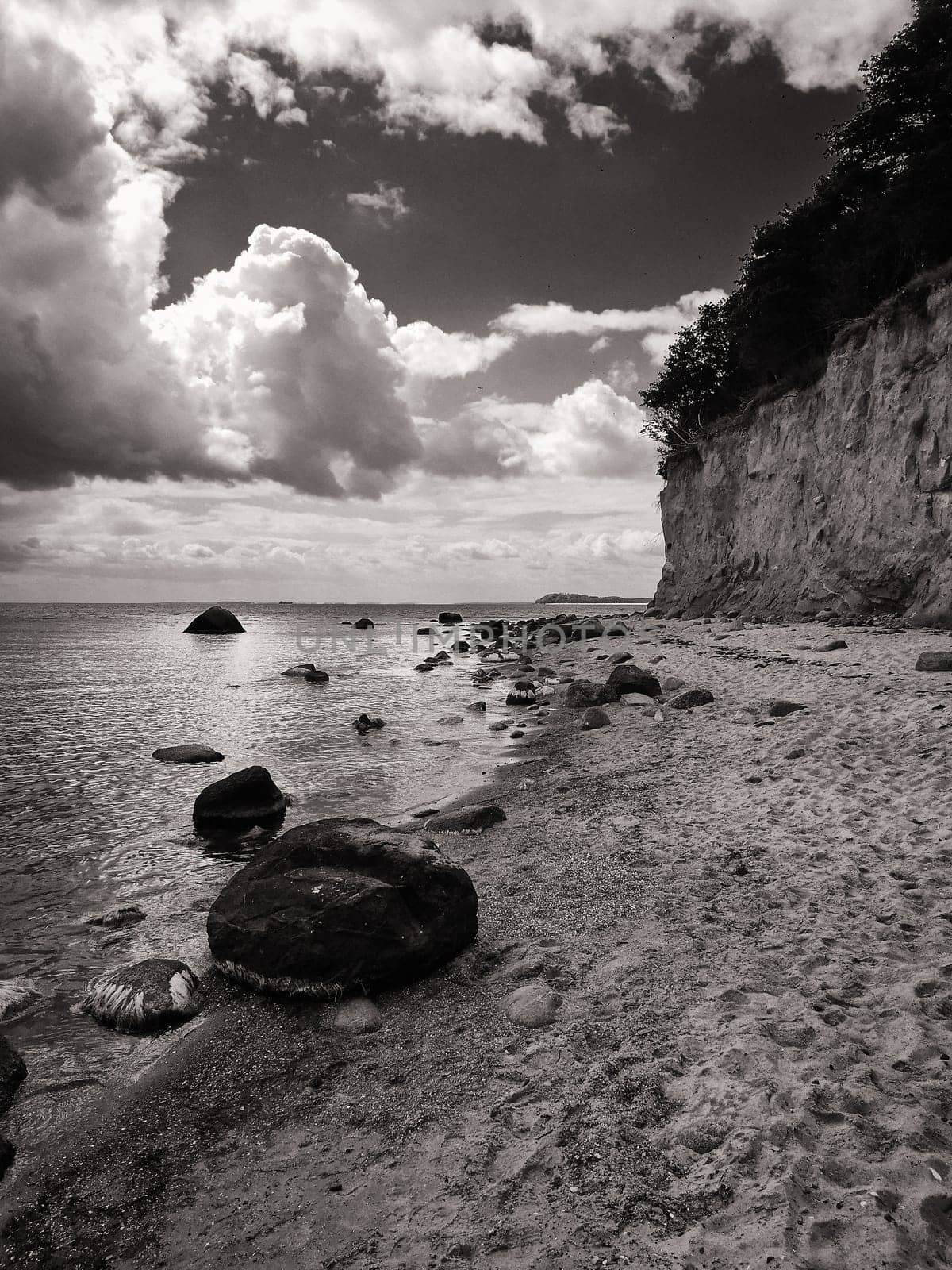 Baltic coast near Lobbe, Mönchgut, Ruegen island