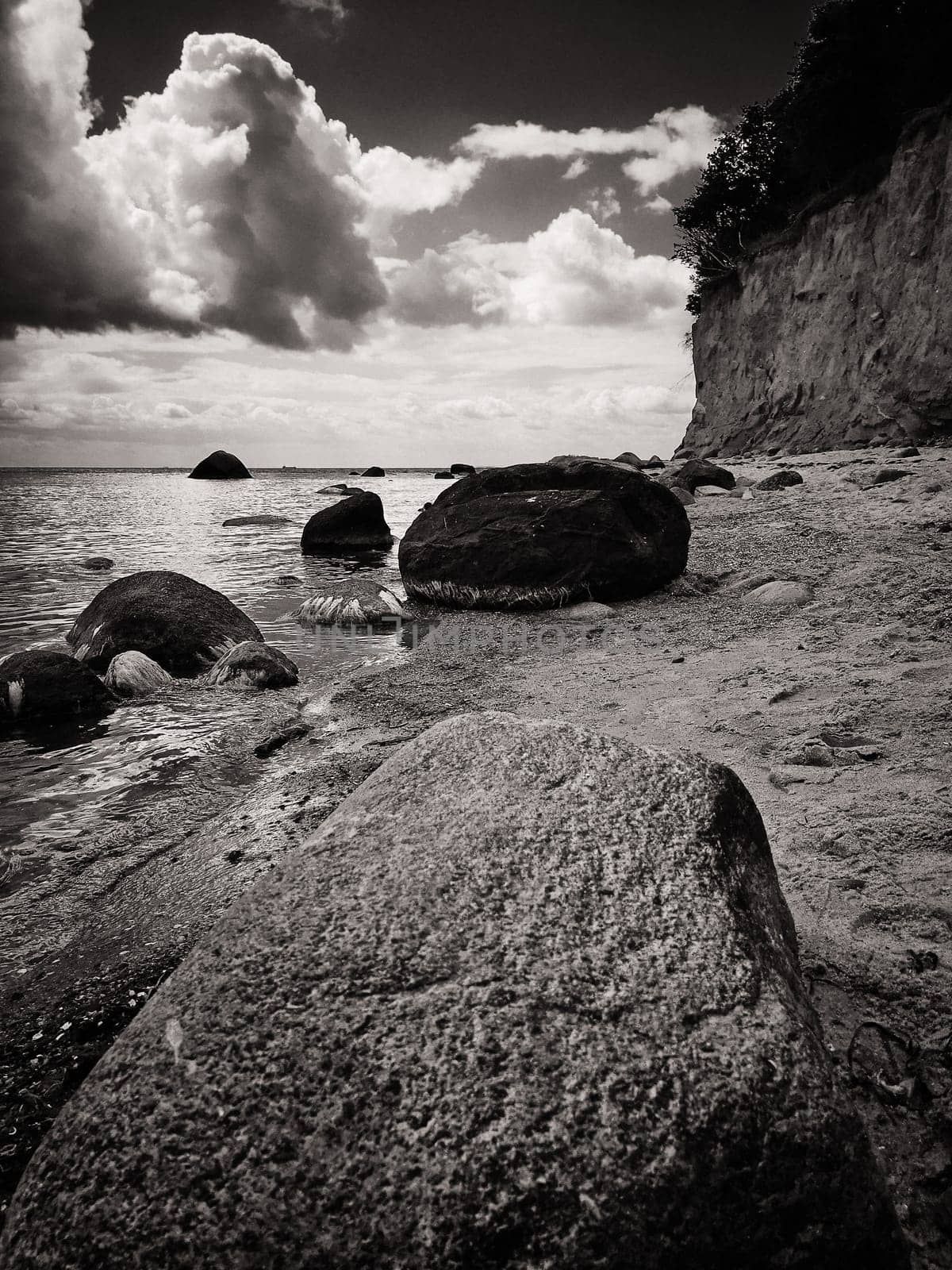 Baltic coast near Lobbe, Mönchgut, Ruegen island