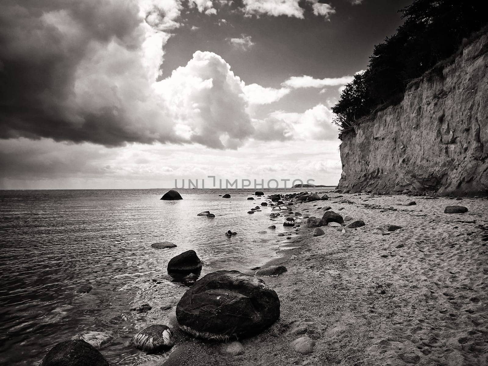 Baltic coast near Lobbe, Mönchgut, Ruegen island