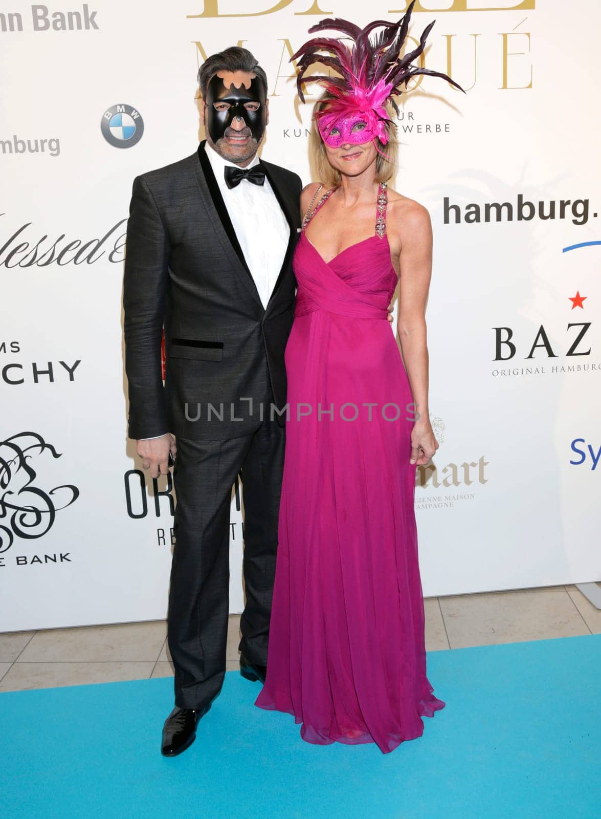 Nicola Eibich with Mousse T. , Bal Masque 2015 at the Museum for Arts and Crafts Hamburg on 21.03.2015