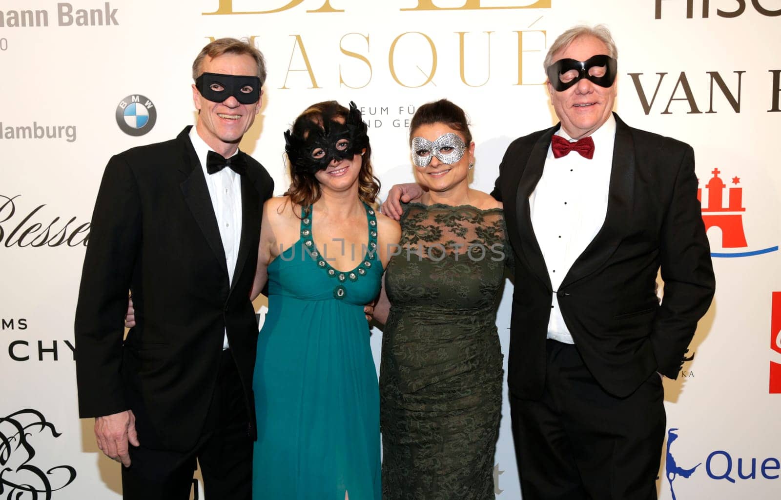 Buedi Blunck,Jenny Falckenberg,Stefanie Strassburger ,Bernd-Georg Spies , Bal Masque 2015 at the Museum for Arts and Crafts Hamburg on 21.03.2015