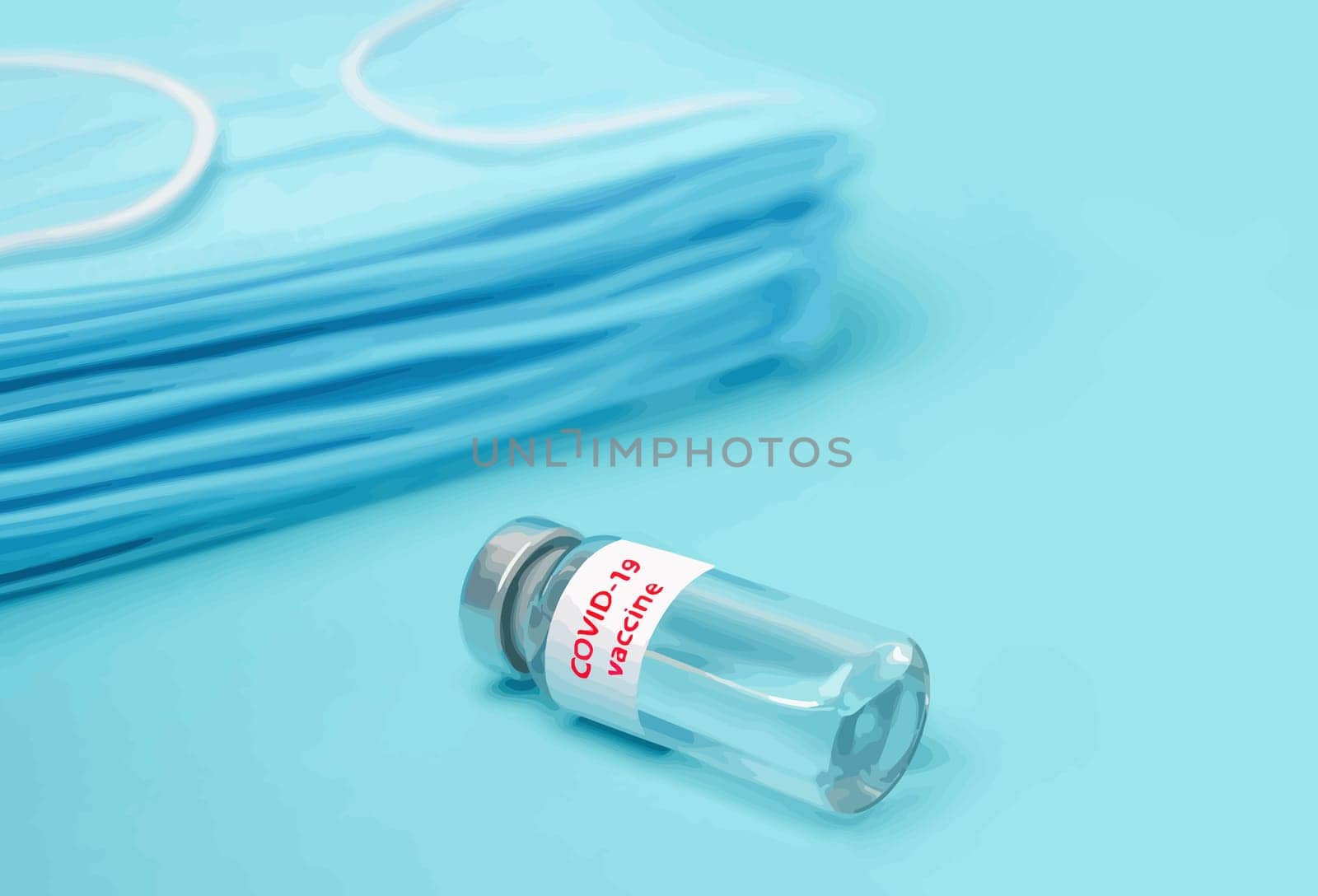 coronavirus vaccine dose protection illustration