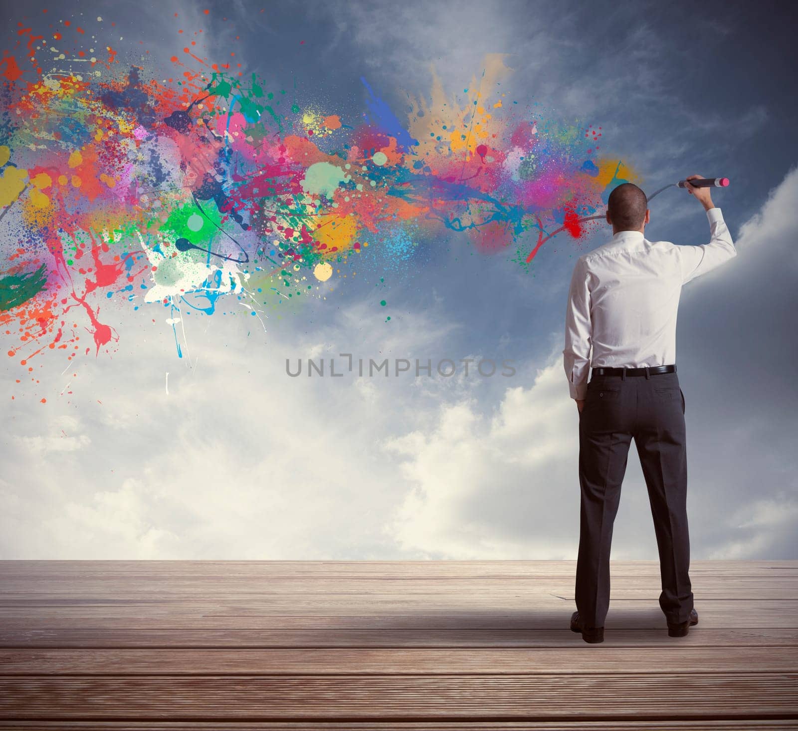Concept of a creative business of a manager