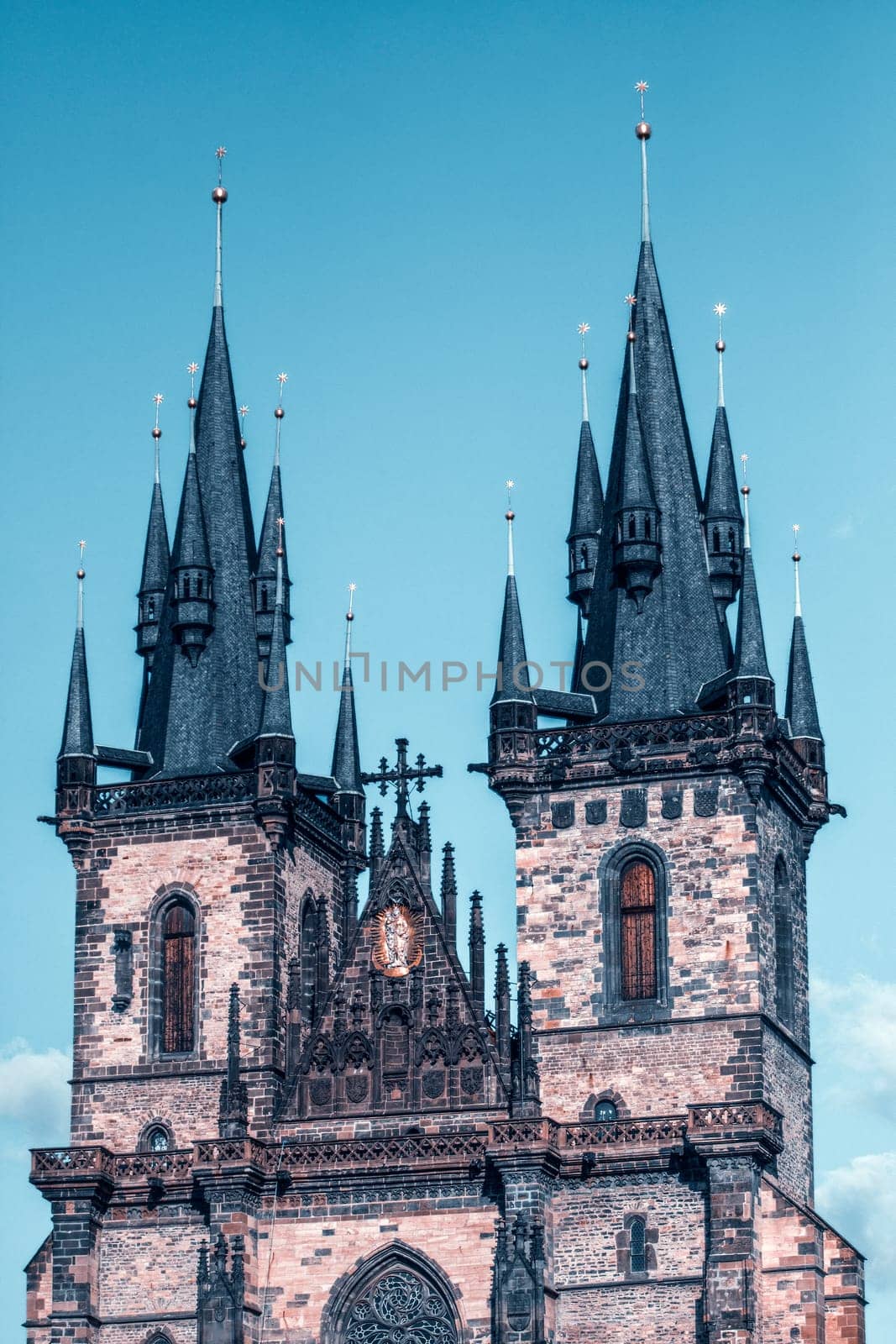Church of our Lady - the main church of old town of Prague Czech Republic