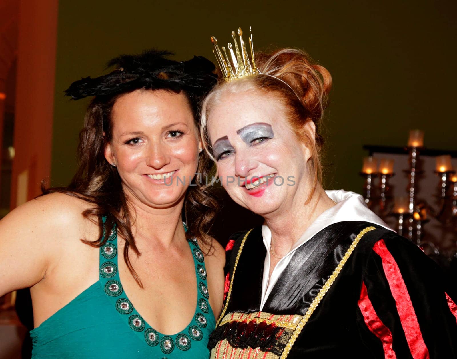 Jenny Falckenberg with mother Maja Falckenberg, Bal Masque 2015 at the Museum for Arts and Crafts Hamburg on 21.03.2015