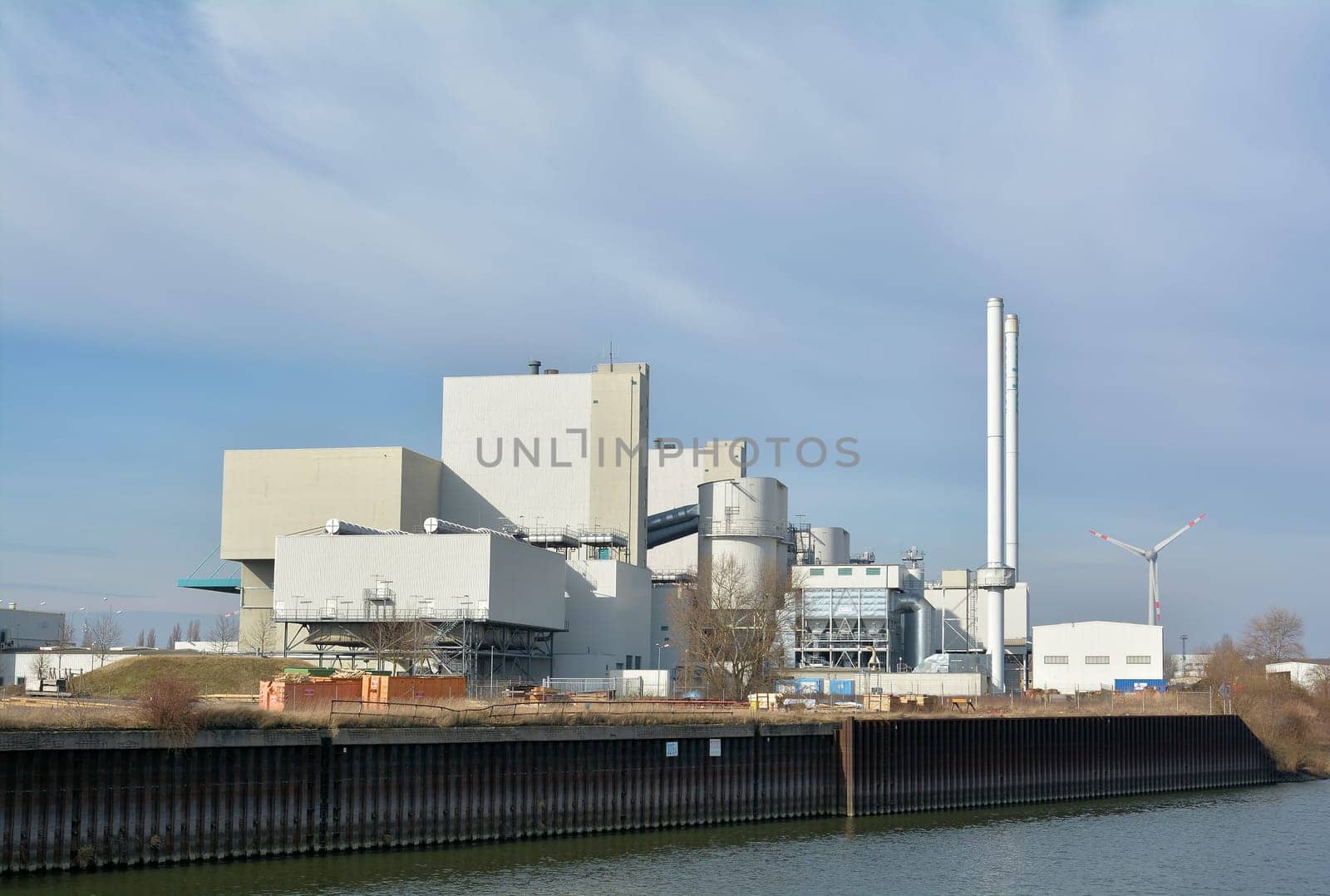 Waste heat and power plant in Magdeburg
