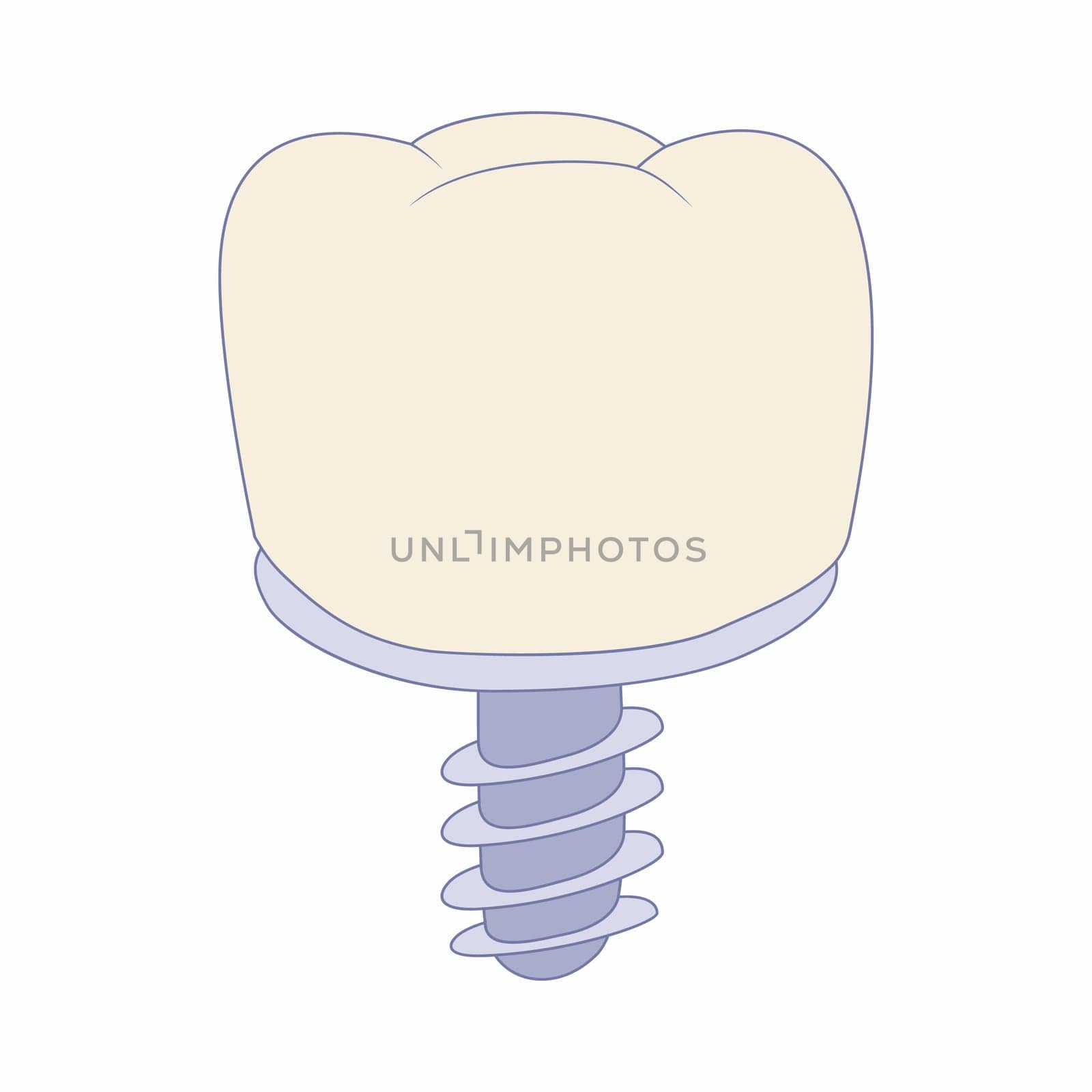 icon in cartoon style on a white background