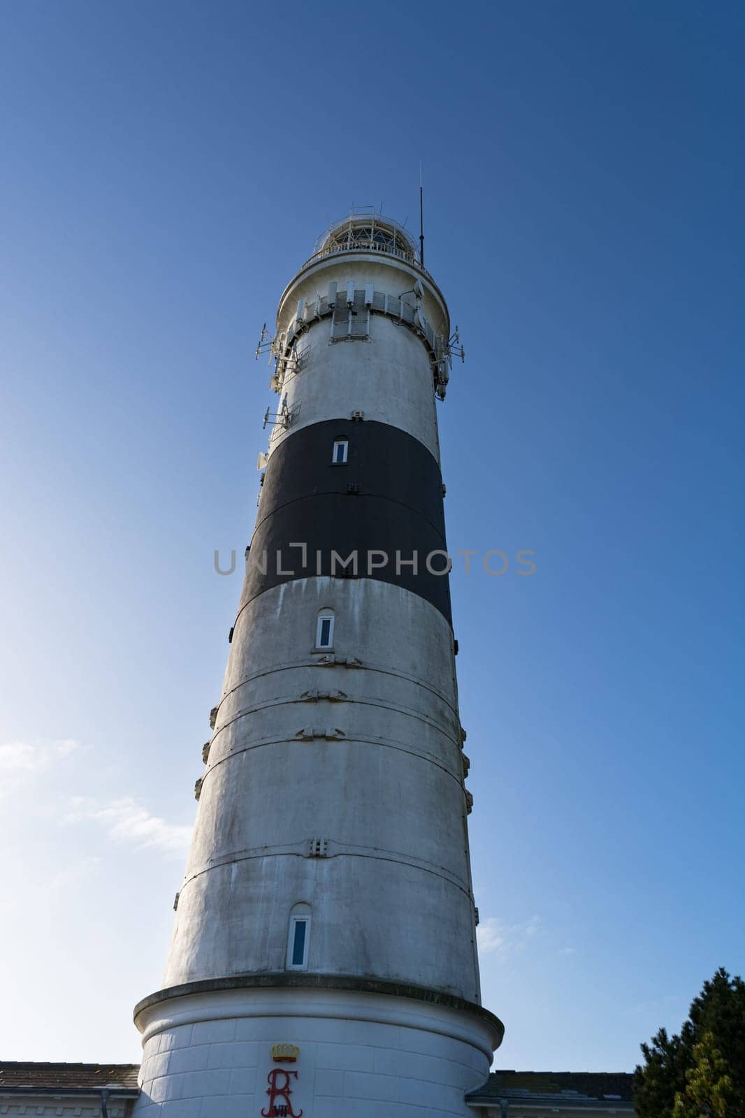 Island of Sylt, Germany. The historic lighthouse of Kampen, also called "Long Christian"" (German: Langer Christian), built in 1853."