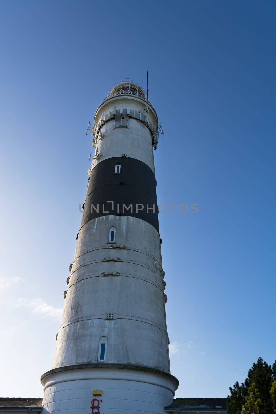 Island of Sylt, Germany. The historic lighthouse of Kampen, also called "Long Christian"" (German: Langer Christian), built in 1853."