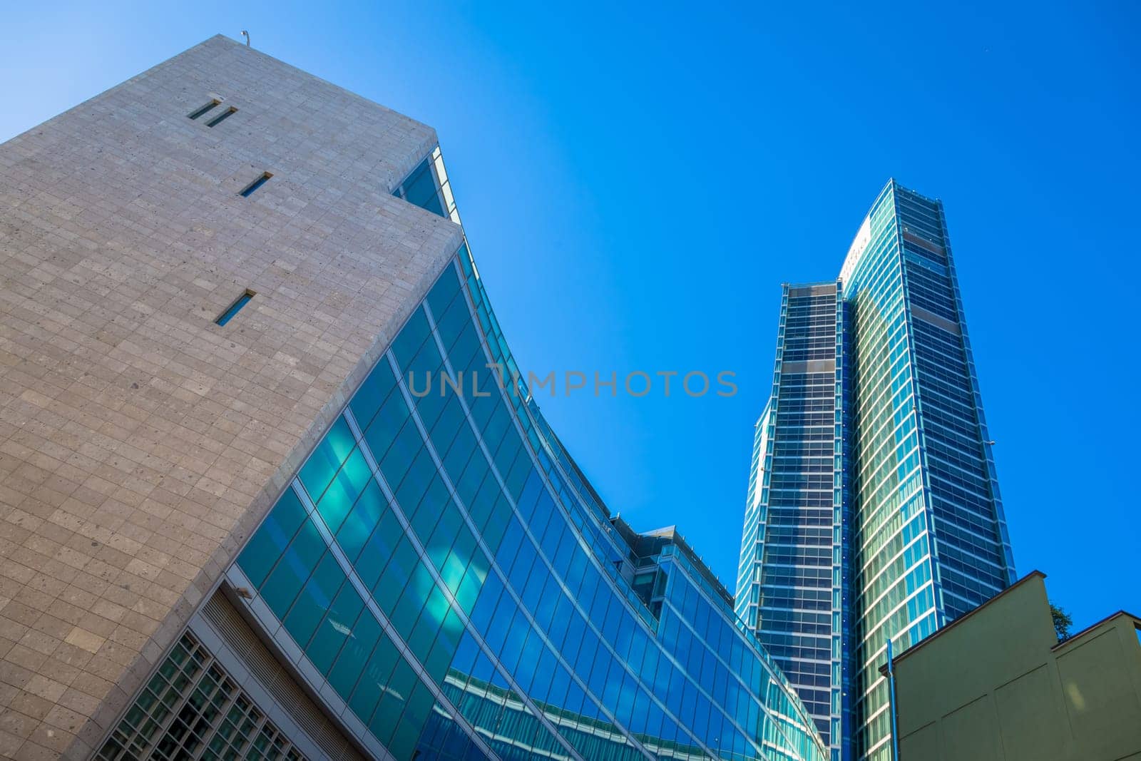 MILAN, ITALY - CIRCA SEPTEMBER 2020: located in Milan downtown, the Lombardia (Lombardy) Region is one of the most famous modern skyscraper in Italy