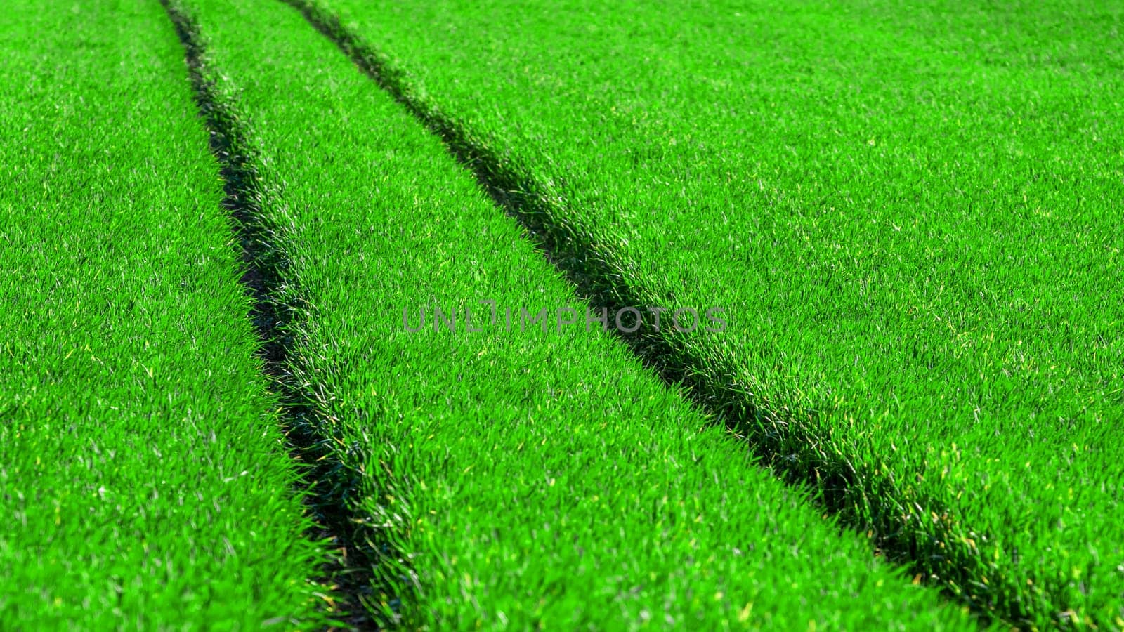 Idyllic rural view of beautiful farmland in the beautiful surroundings of the Iron Mountains, Czech Republic