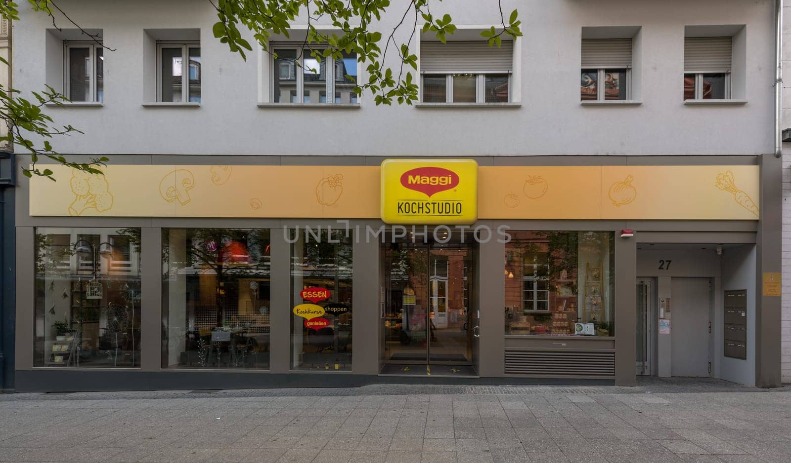The Maggi Cooking studio in downtown Frankfurt, Germany