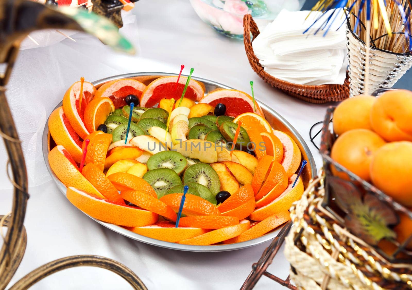 beautiful fruit buffet