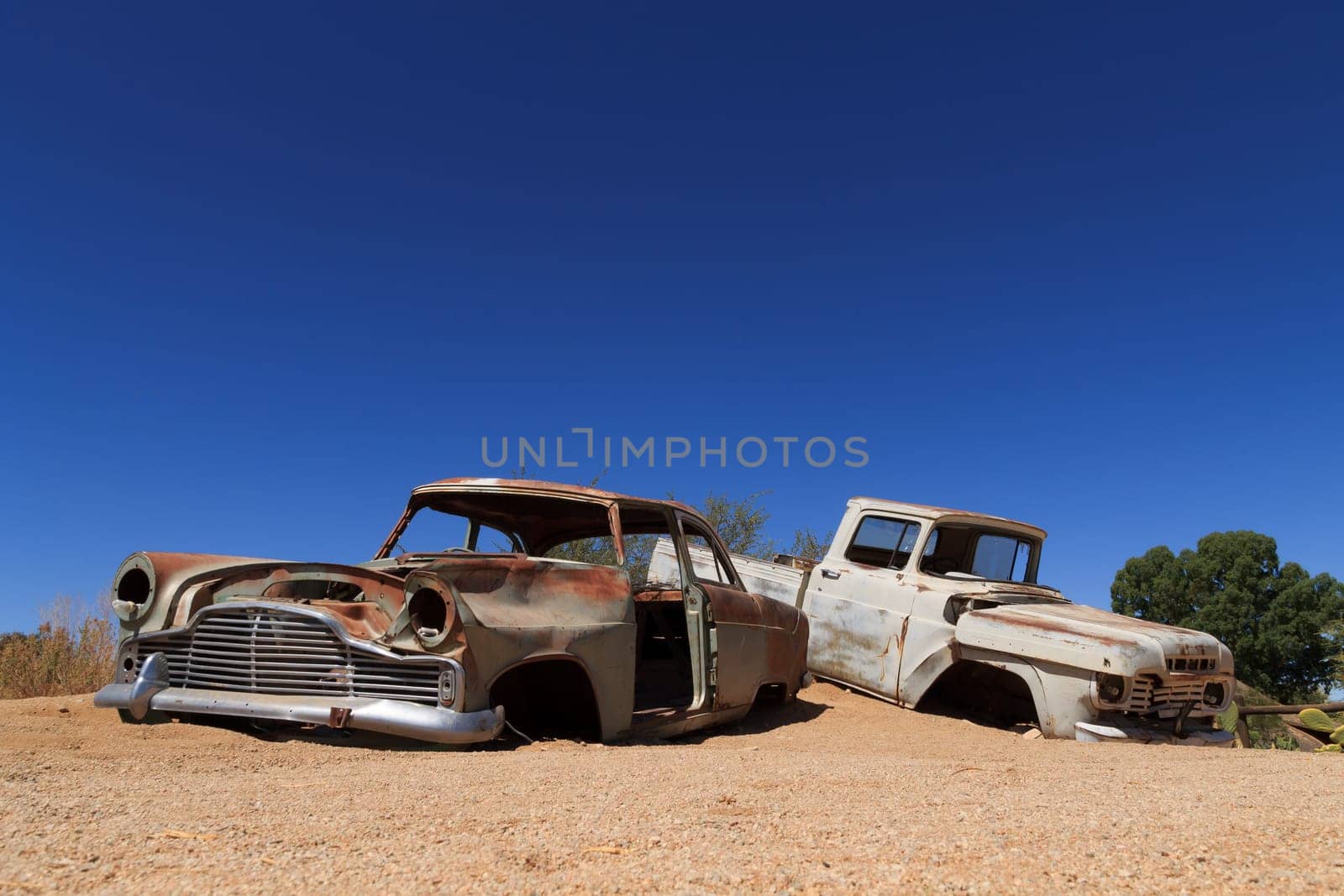 Abandoned car from Solitaire, Namibia