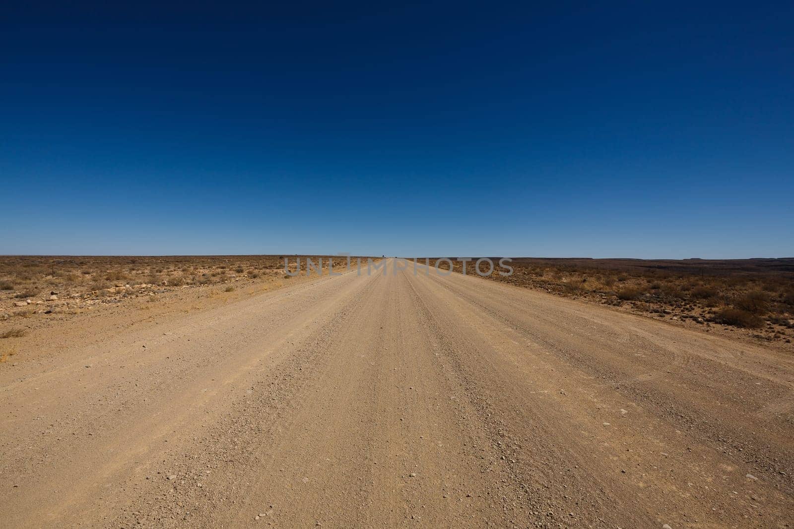 Dirt road out of Mata Mata gate to Kalahari desert