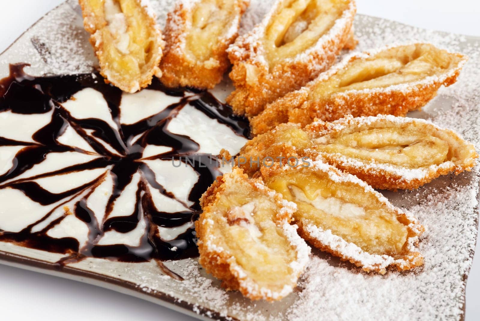 banana and white chocolate and nuts