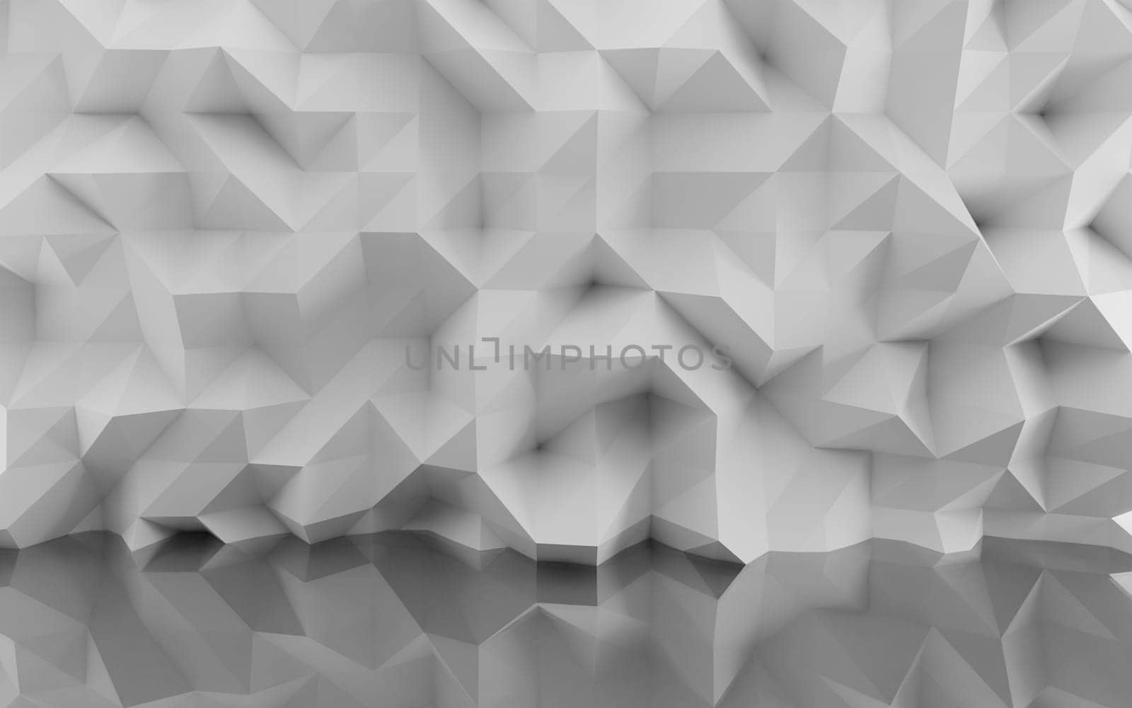abstract faceted crystallized gray matte background