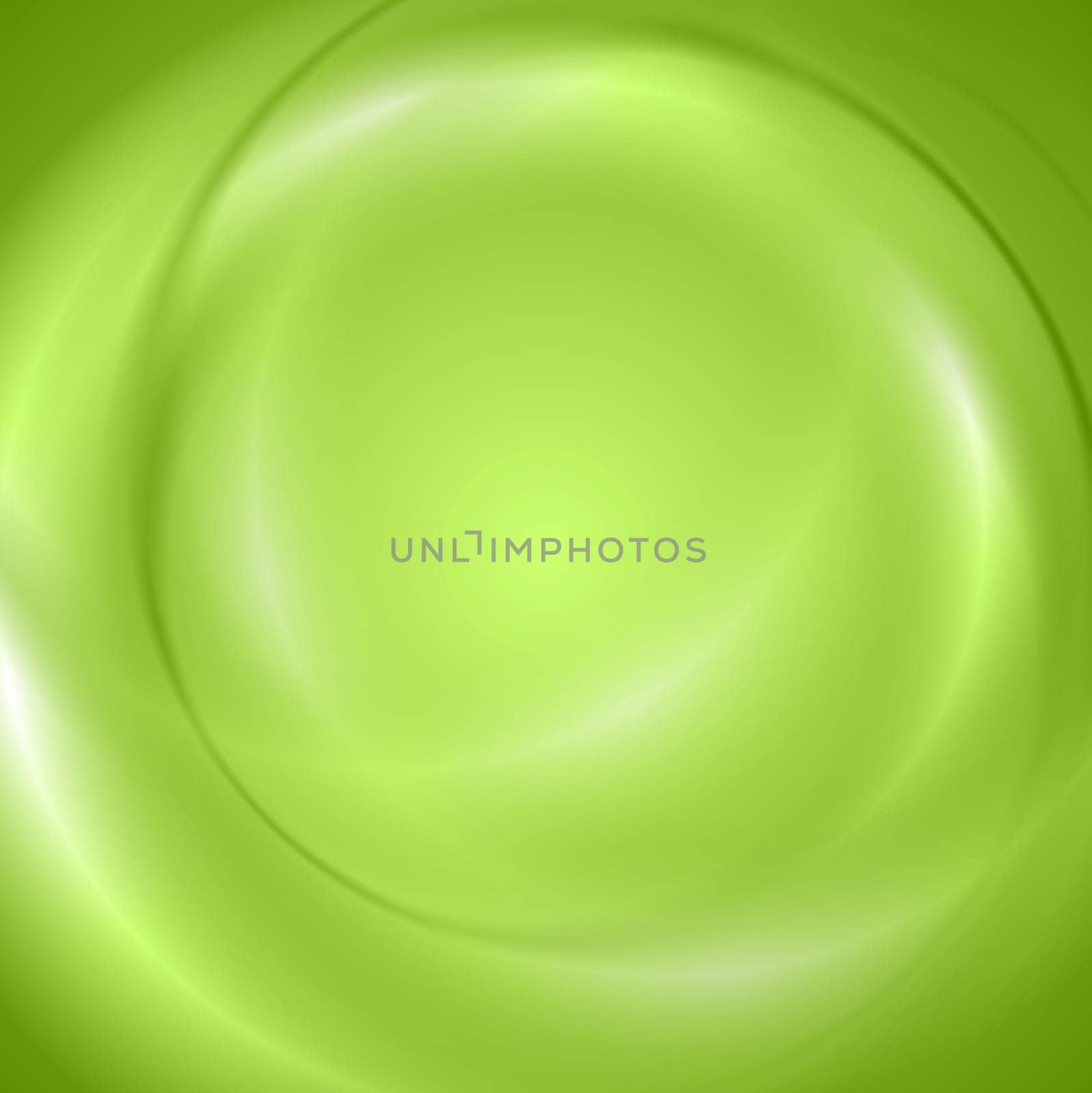 Abstract green shiny wavy design. Vector background