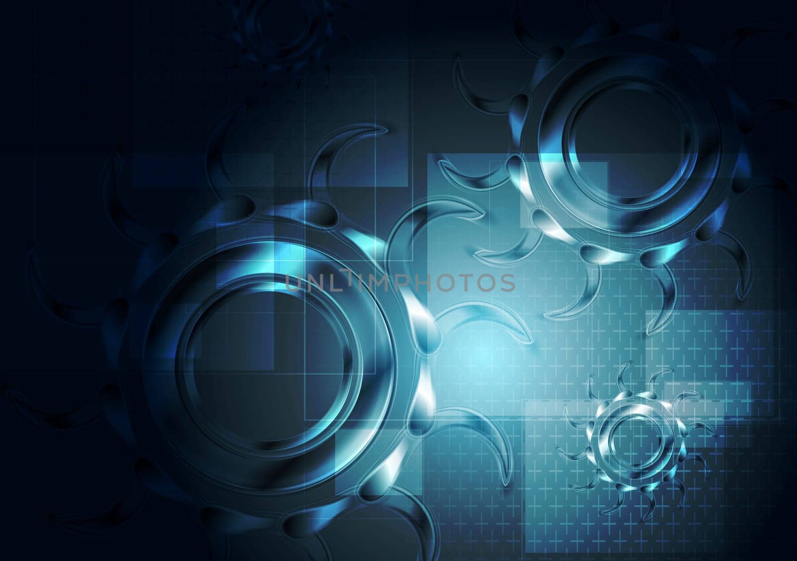 Abstract technology background. Vector design