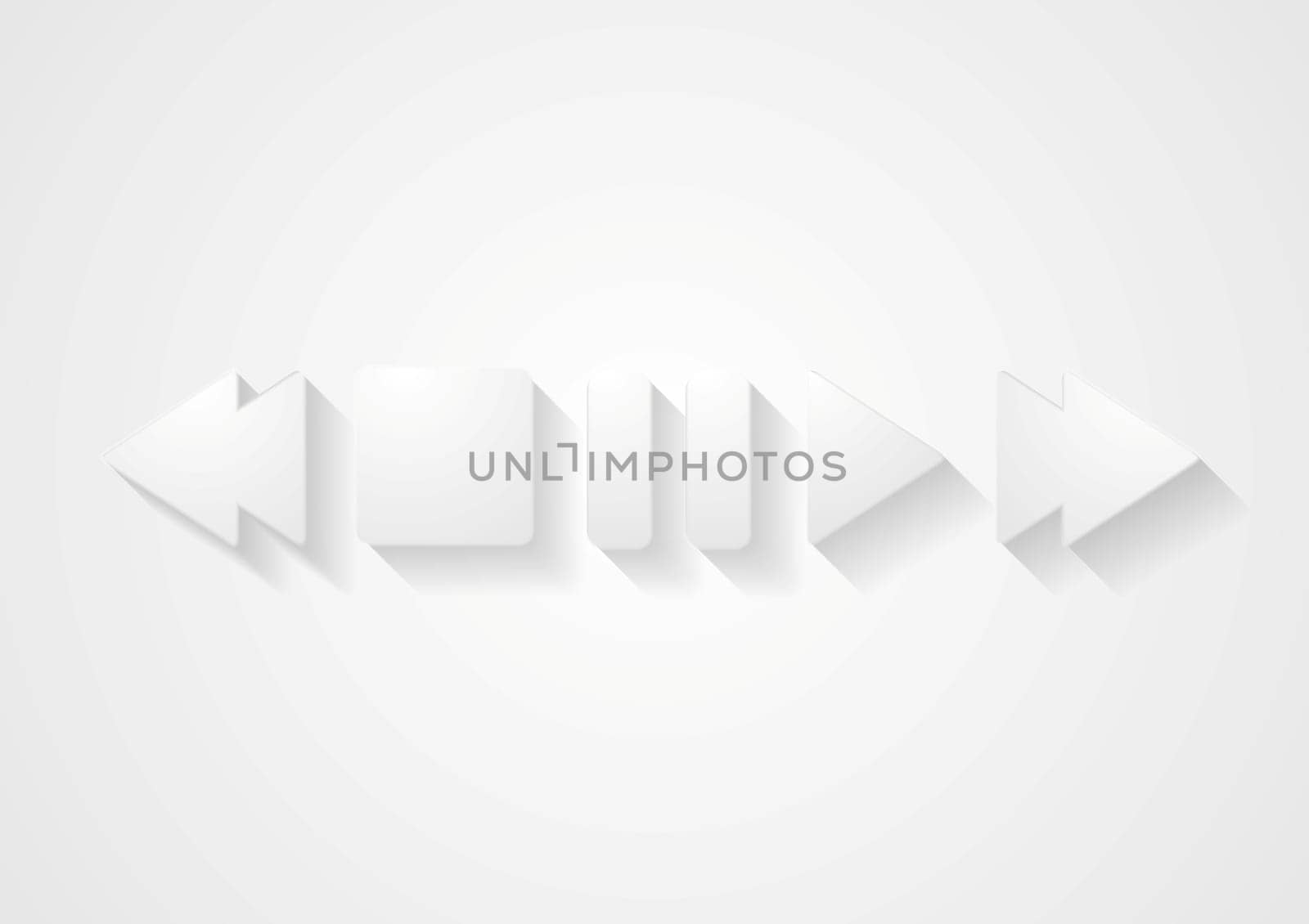 Media player abstract design. Vector icon