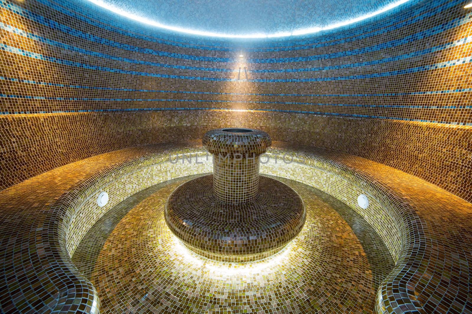 Turkish sauna interior hammam room water hot bath
