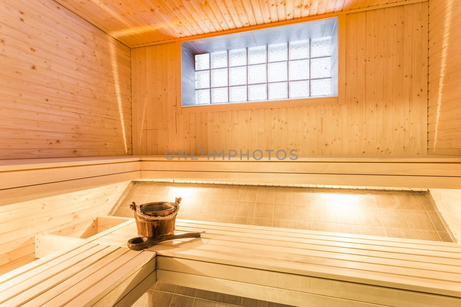 Sauna interior