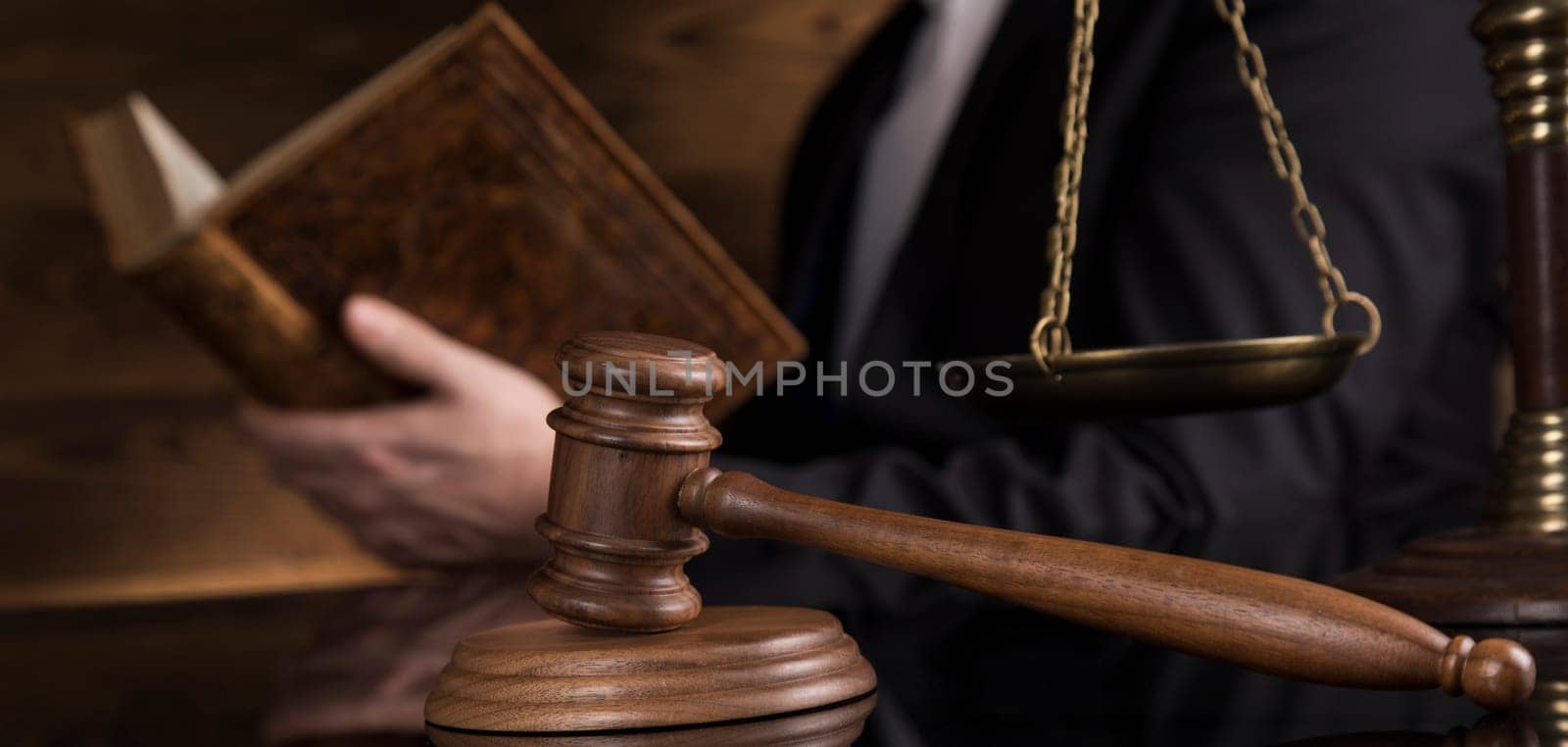 People, Wooden gavel barrister, justice concept