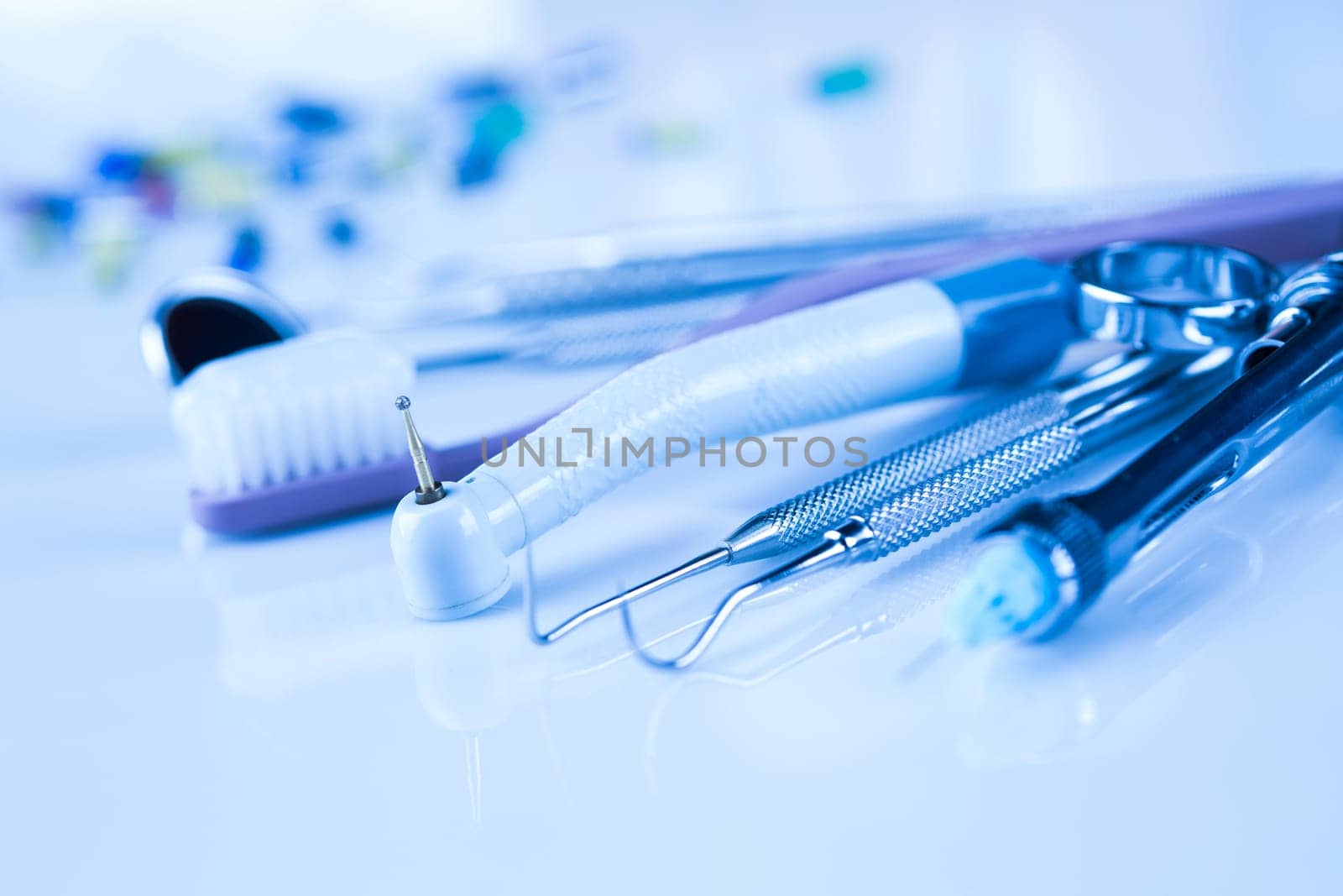 Close-up Dental Instruments