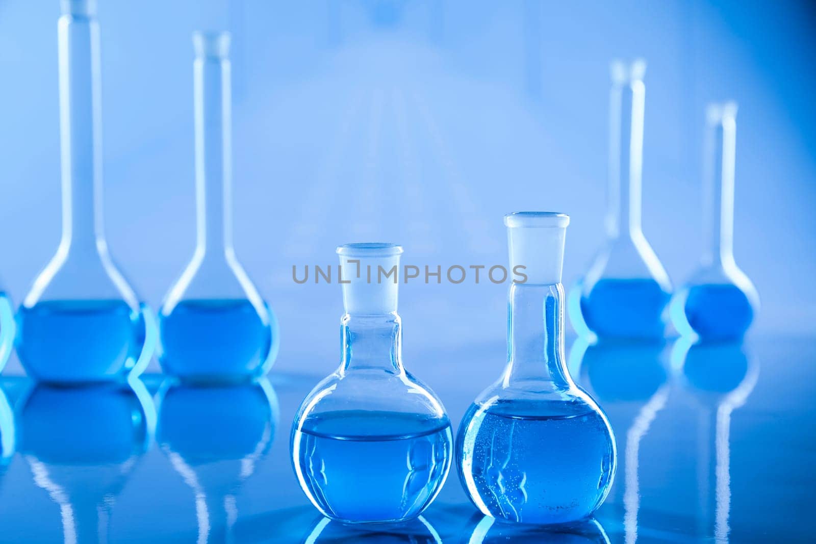 Development, Scientific glassware for chemical experiment