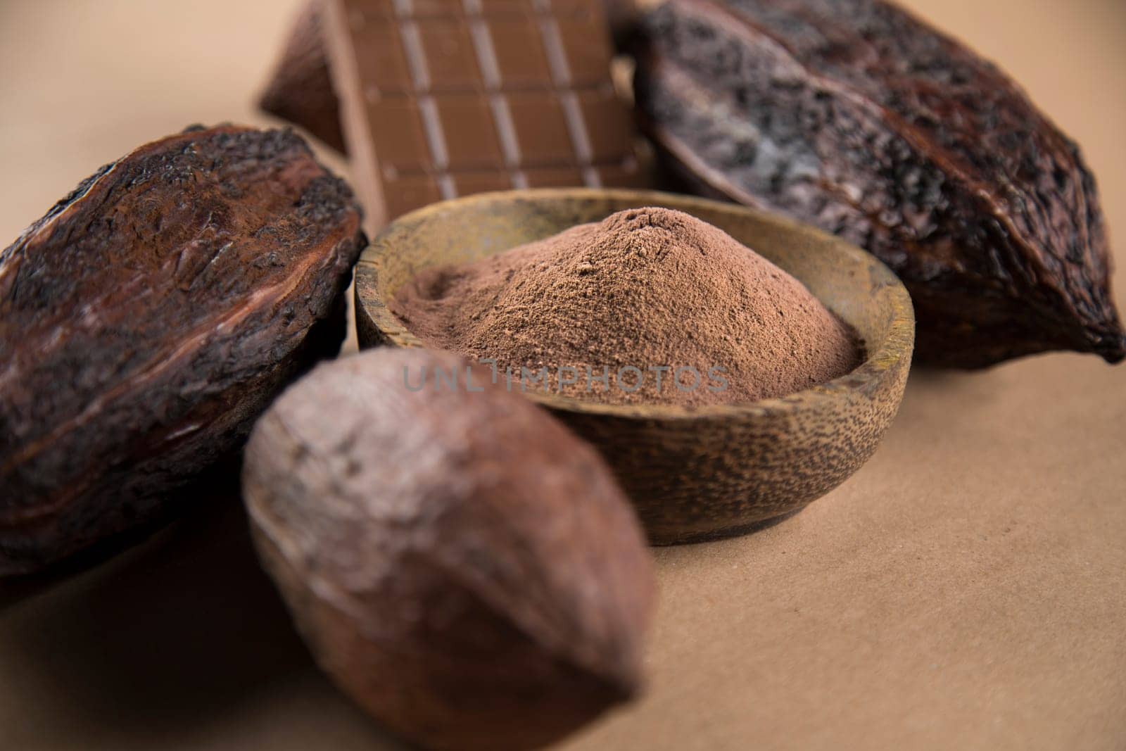 Bar Of Chocolate, Cocoa Beans
