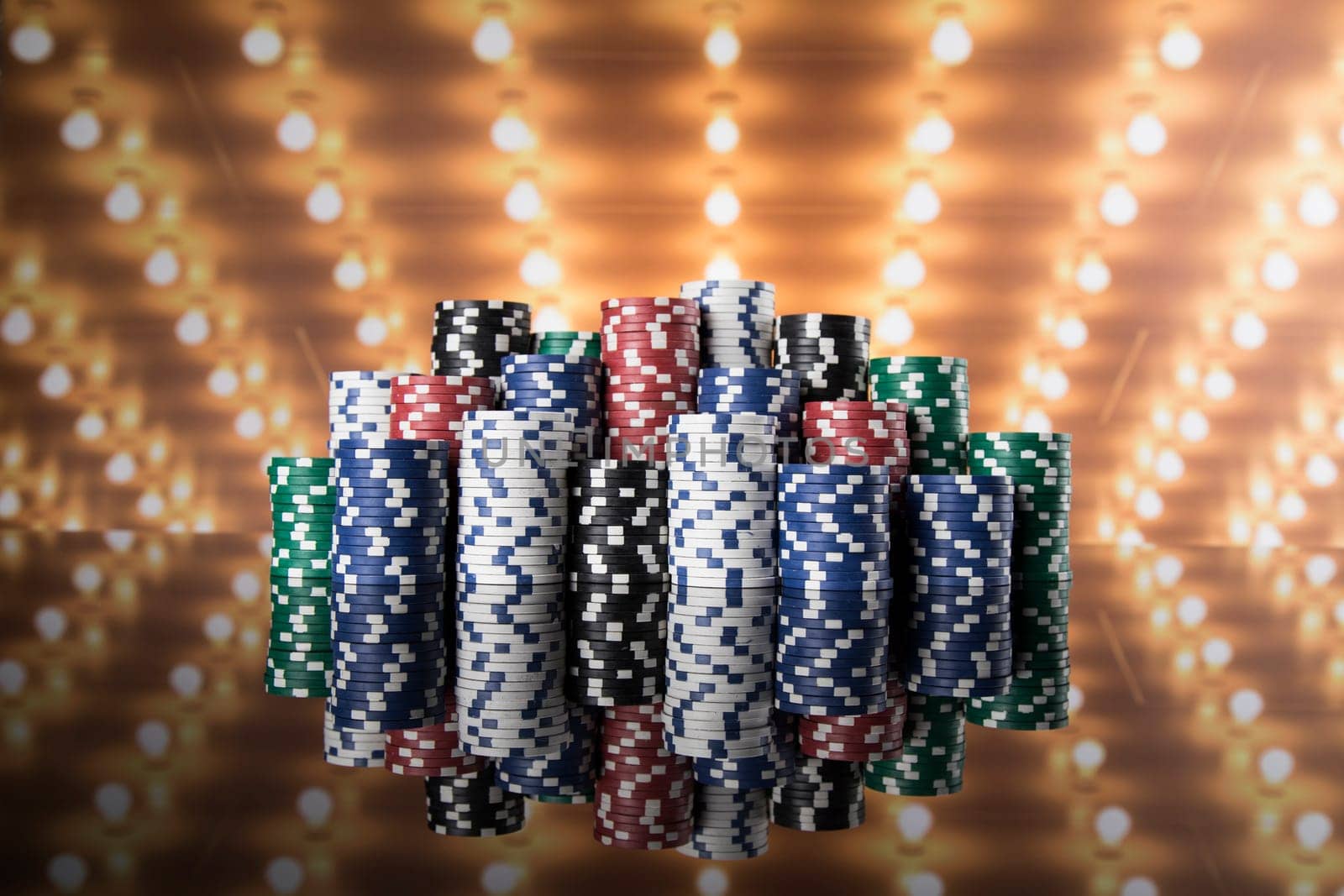 Classic casino, Poker Chips background