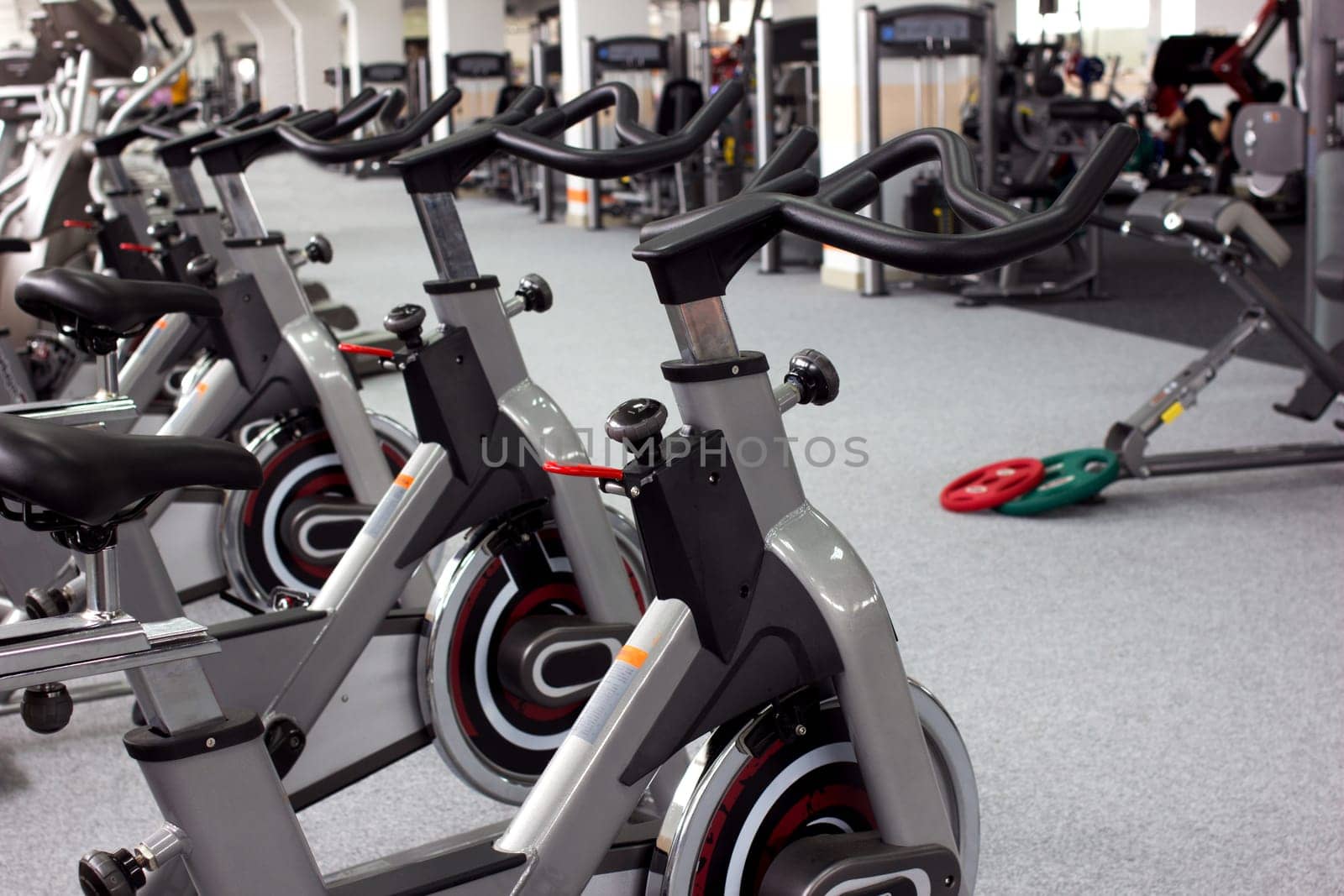 sport's equipment in gymnasium