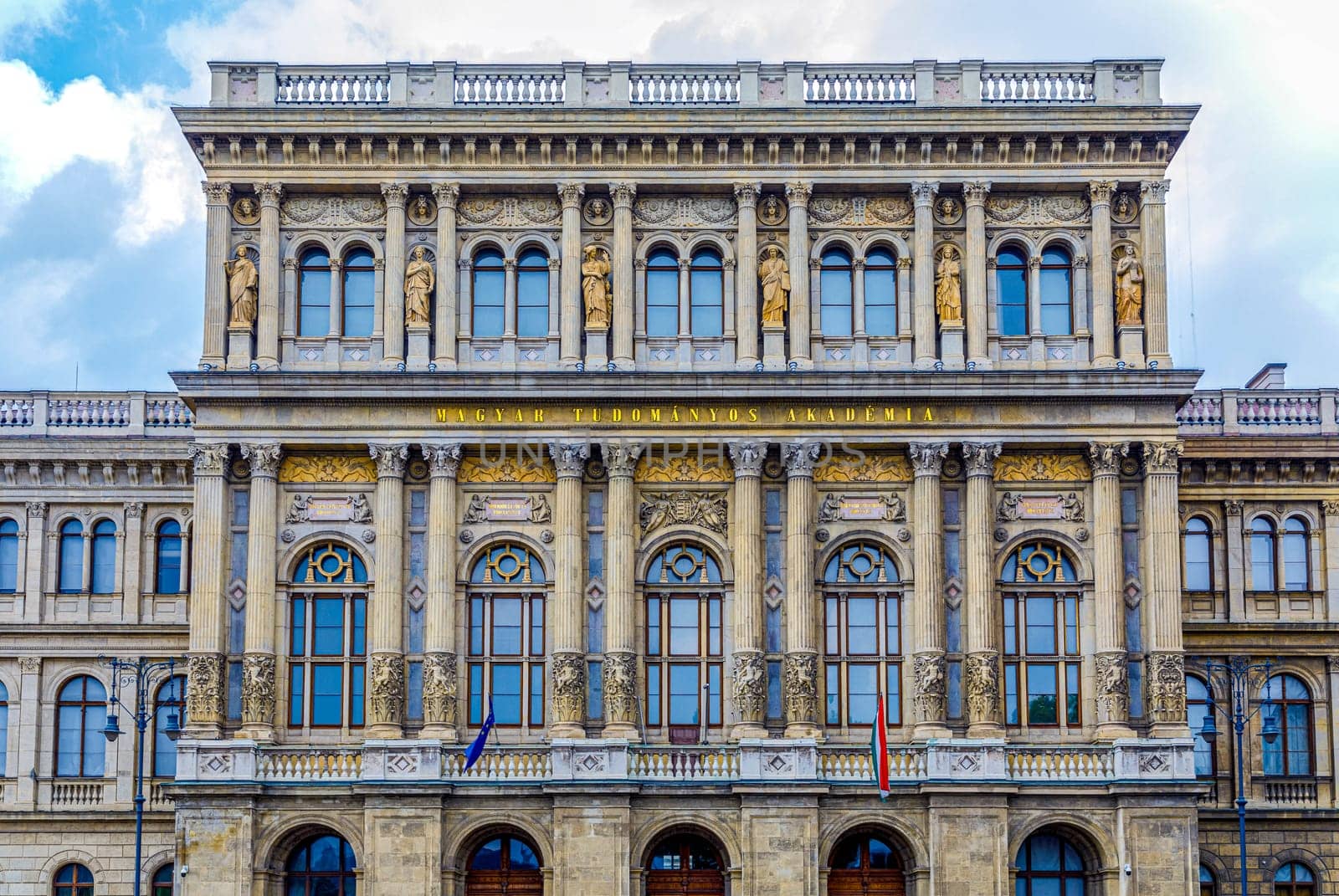 Budapest, Hungary - September 15, 2019: Academy of Sciences MTA in Budapest
