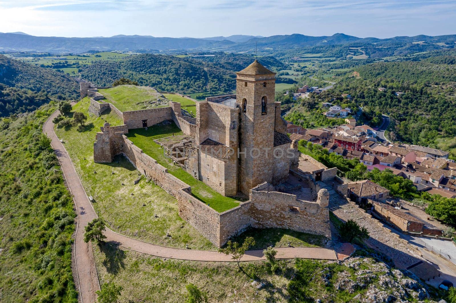 castle of Benabarre, Ribagorza Counts castle, Huesca Aragon spain