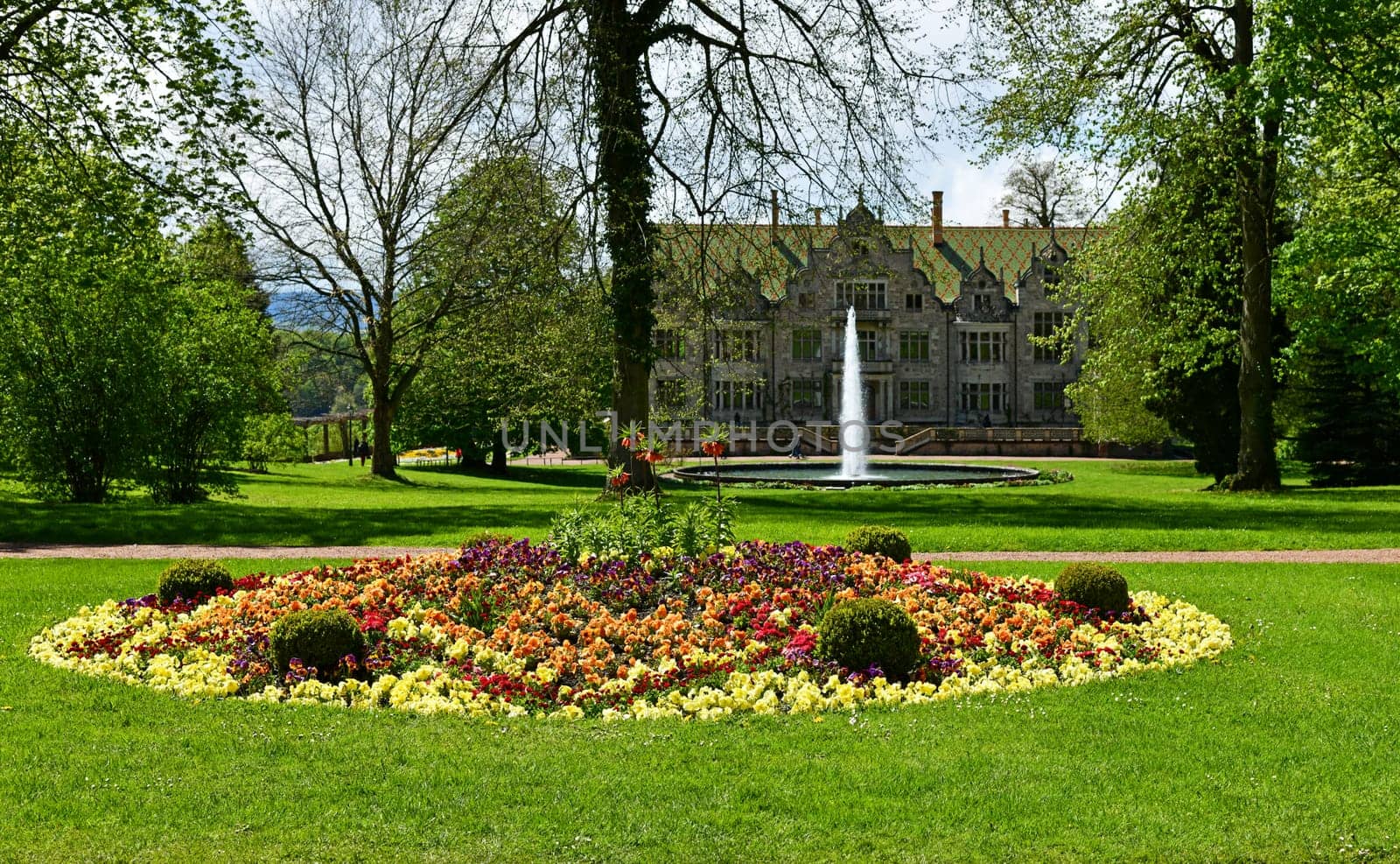 Altenstein Castle park in Thuringia
